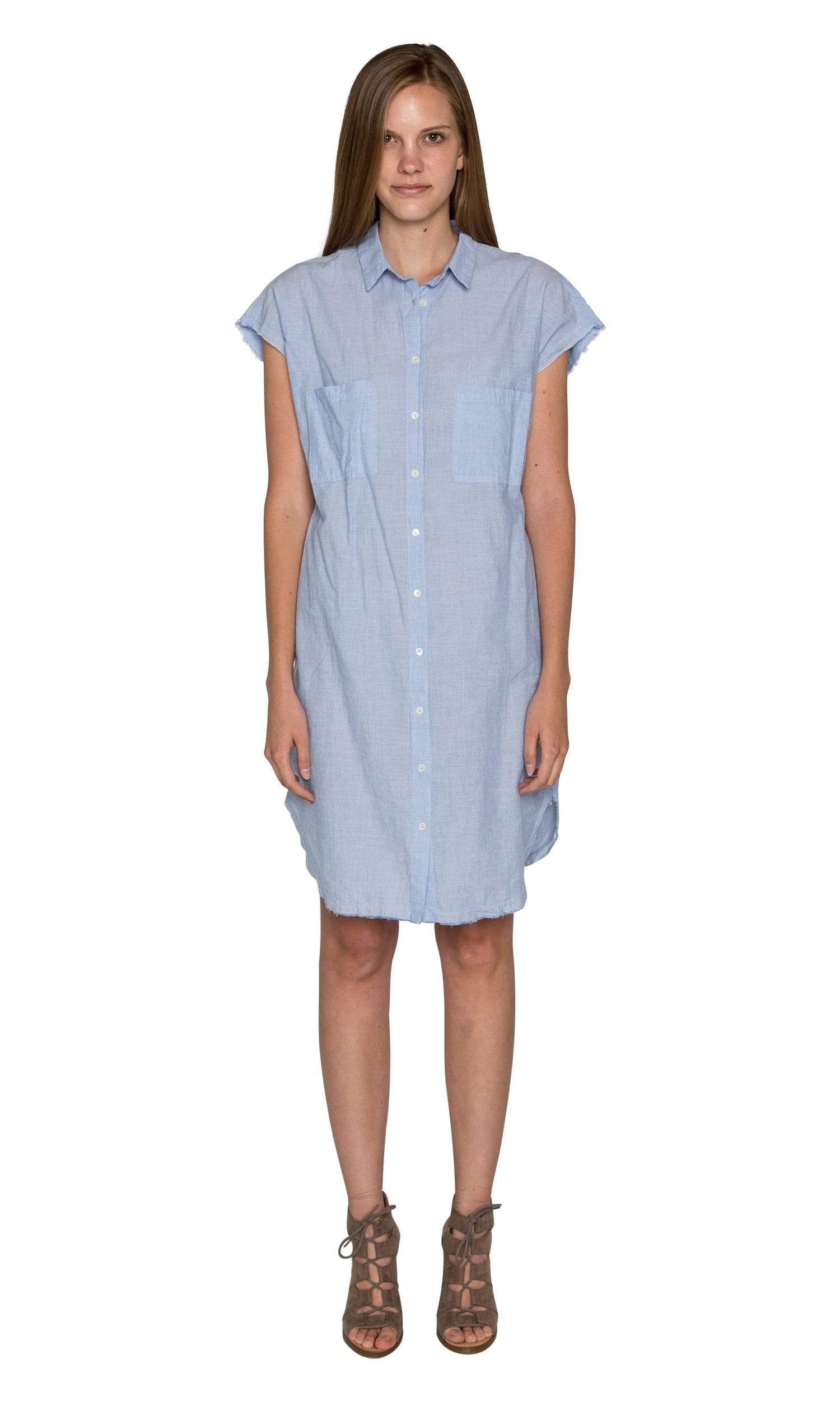 Velvet by Graham & Spencer Arleen Cotton Poplin Button-up Dress