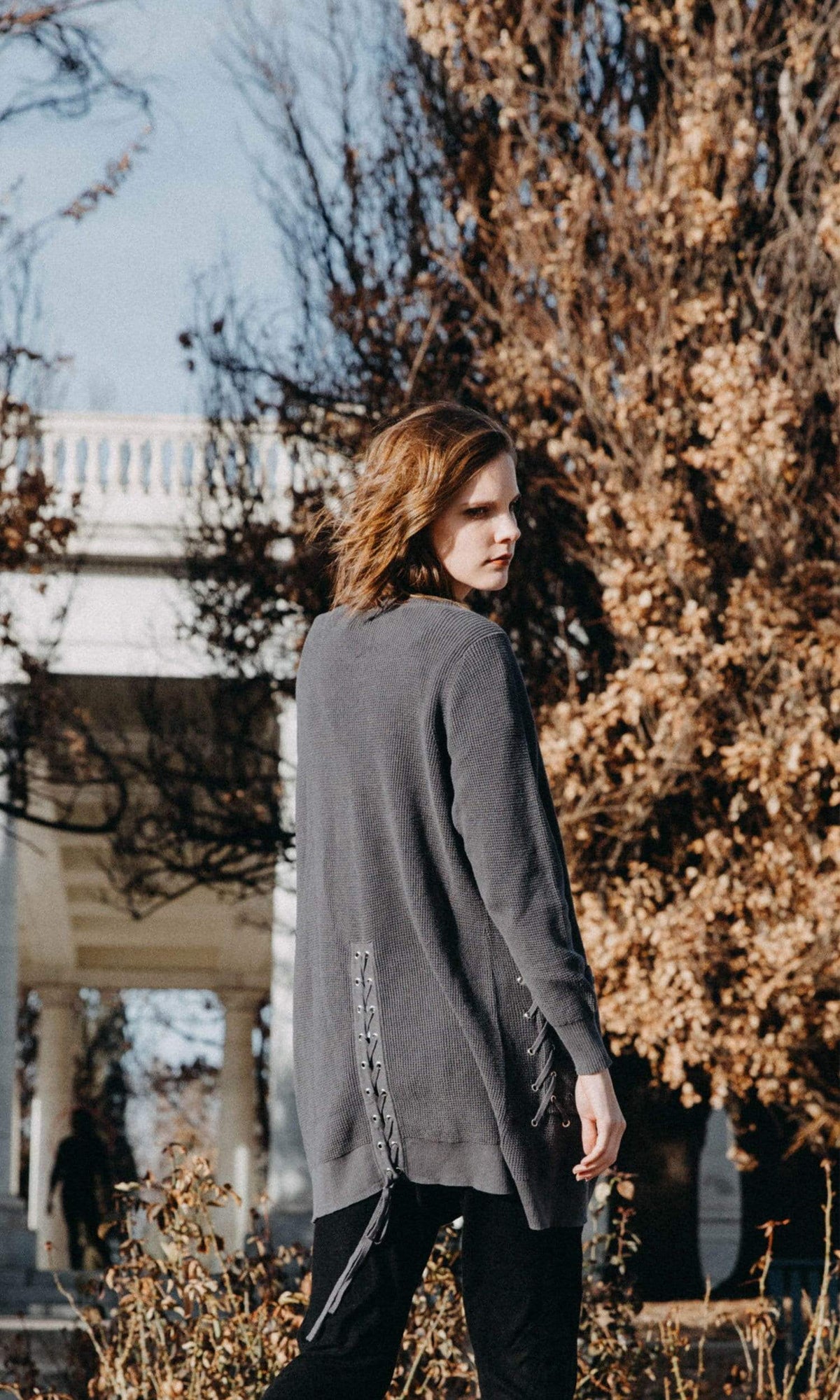 Caryn Vallone Tie Cardigan with Pockets