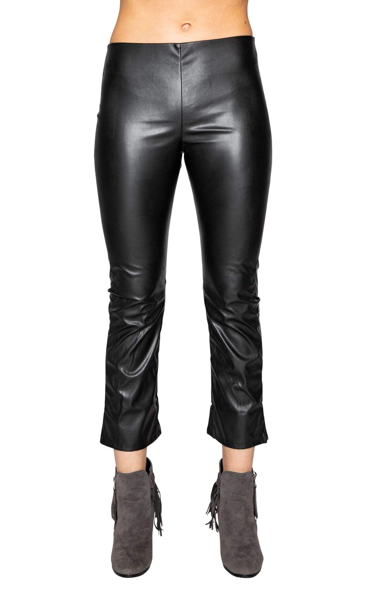 Velvet by Graham &amp; Spencer Santana Faux Leather Cropped Pants