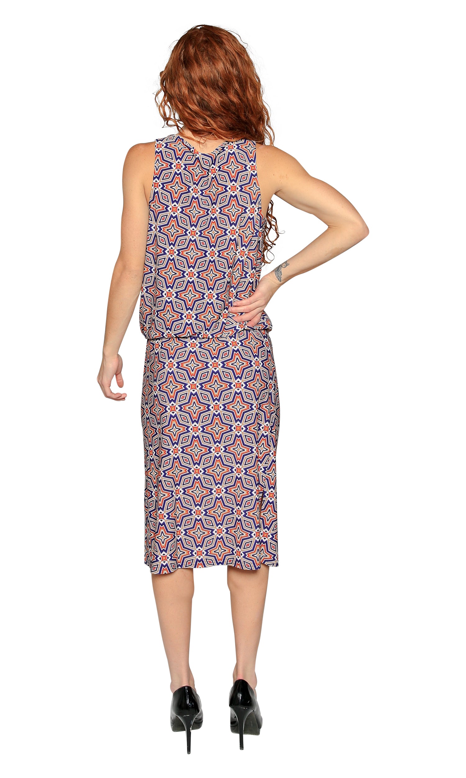 Viereck Sancho Tie Front Tank Dress-Kingsley