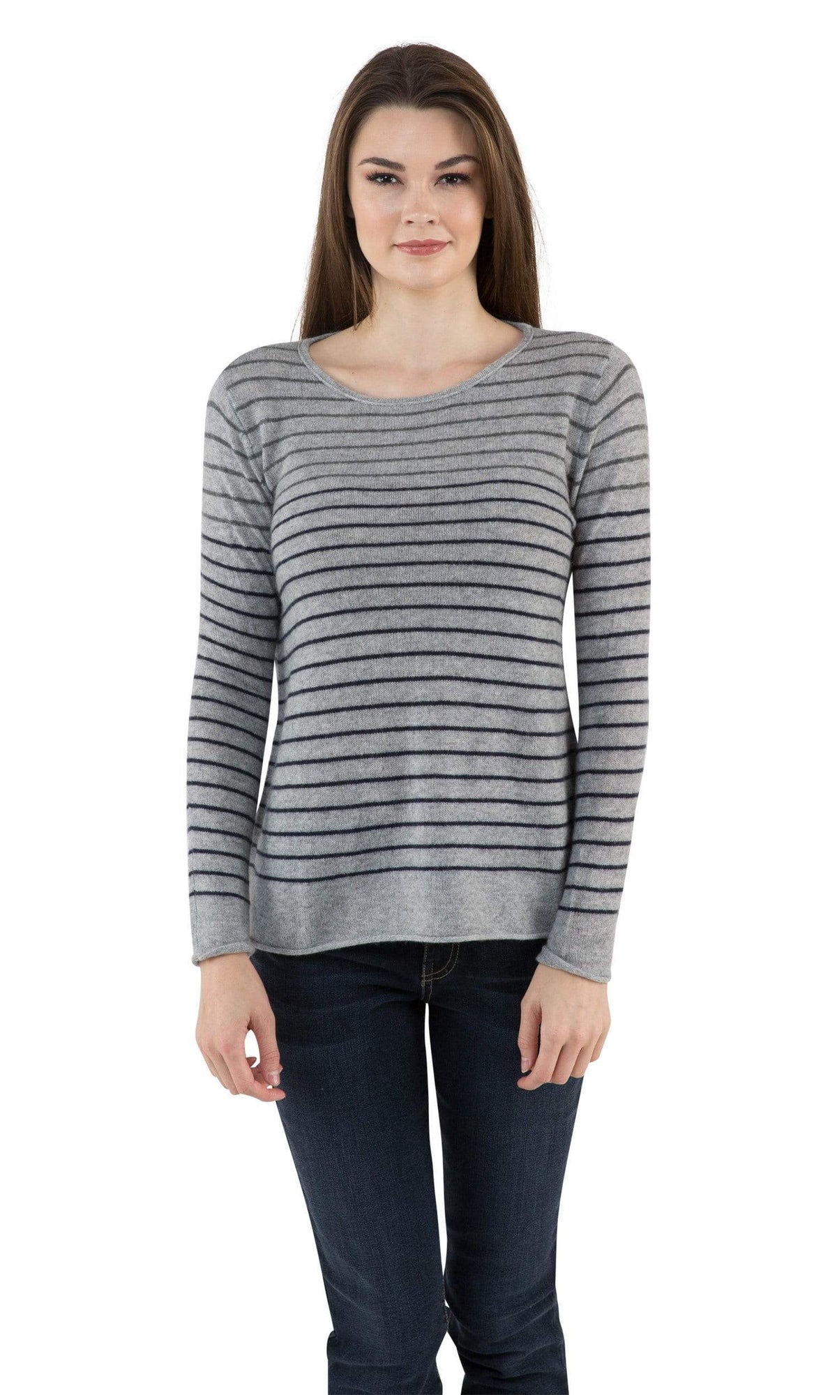 Velvet by Graham &amp; Spencer Adarah Striped Cashmere Sweater
