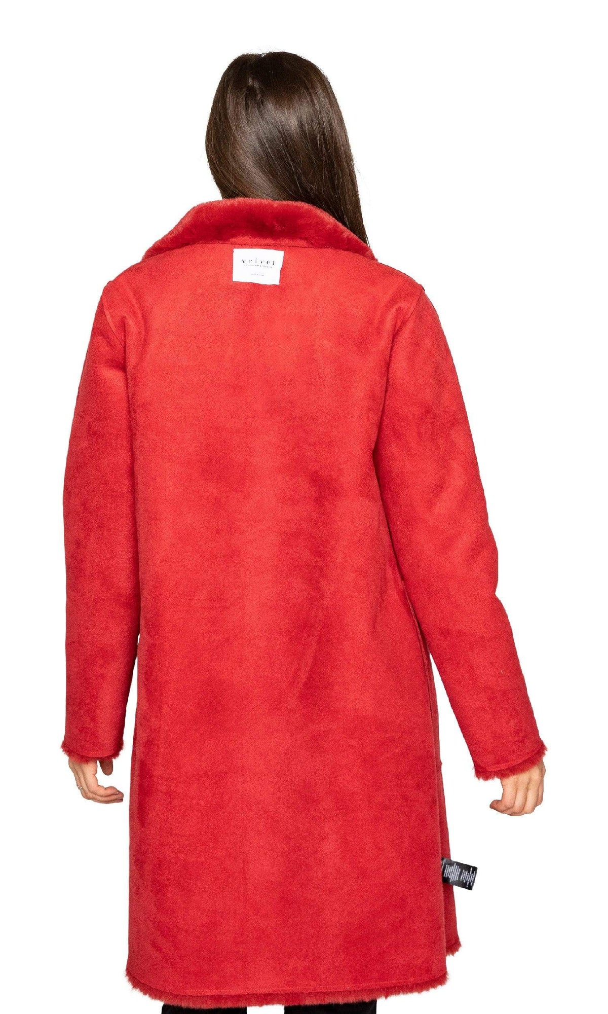 Velvet by Graham &amp; Spencer Mina Faux Fur 3/4 Length Coat