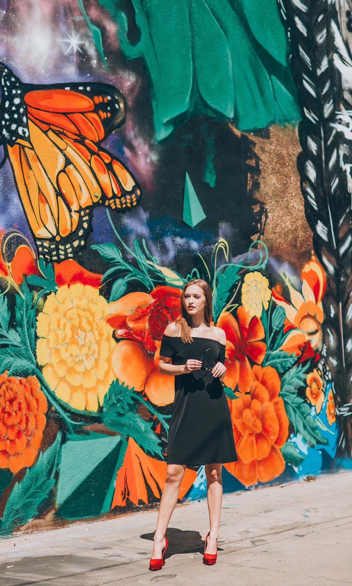 Velvet by Graham &amp; Spencer Sorana Jersey Off the Shoulder Dress