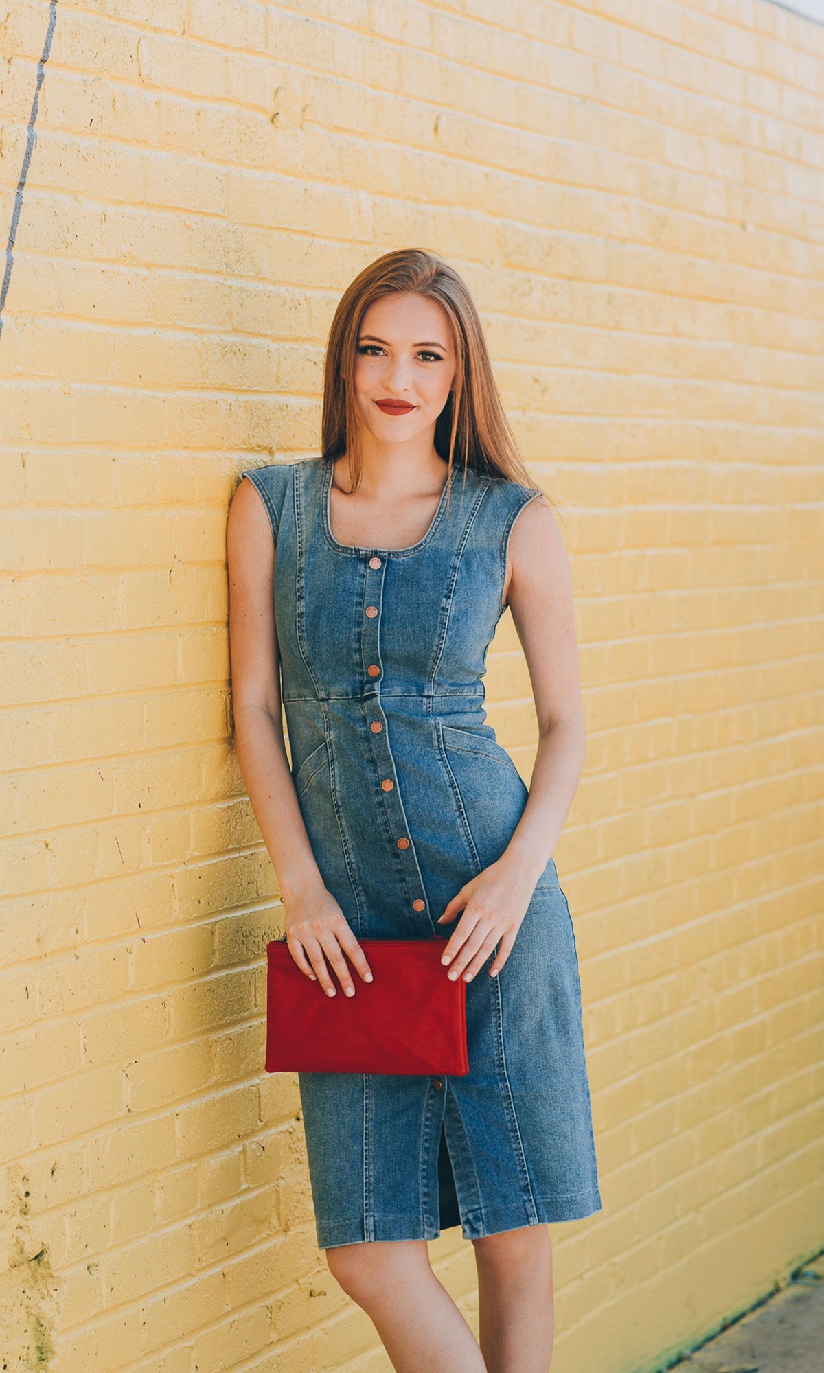 Level 99 Julien Denim Snap Dress