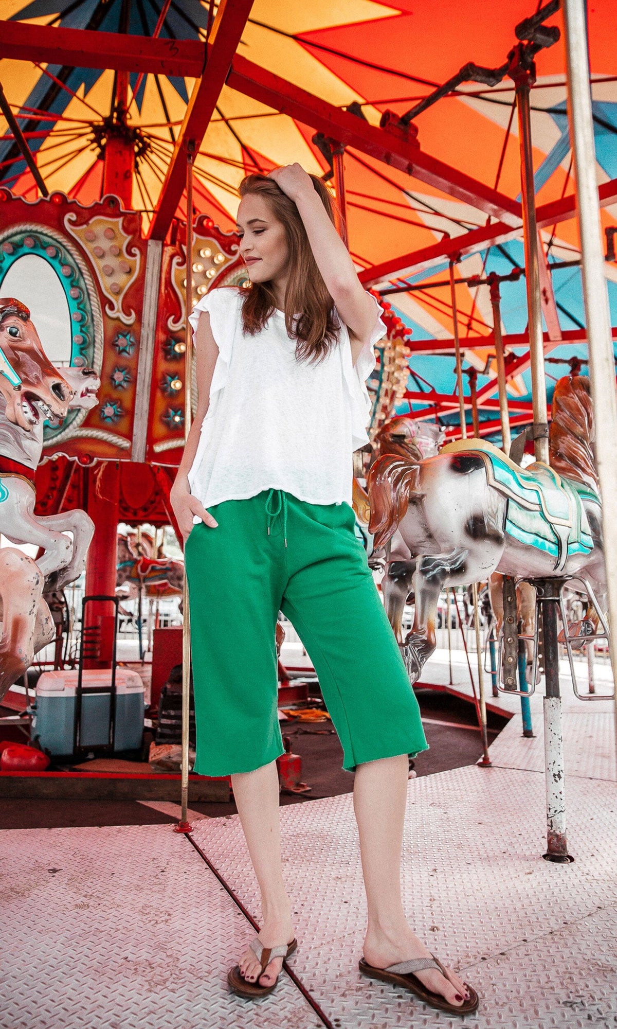 Velvet by Graham &amp; Spencer Natalie French Terry Long Shorts