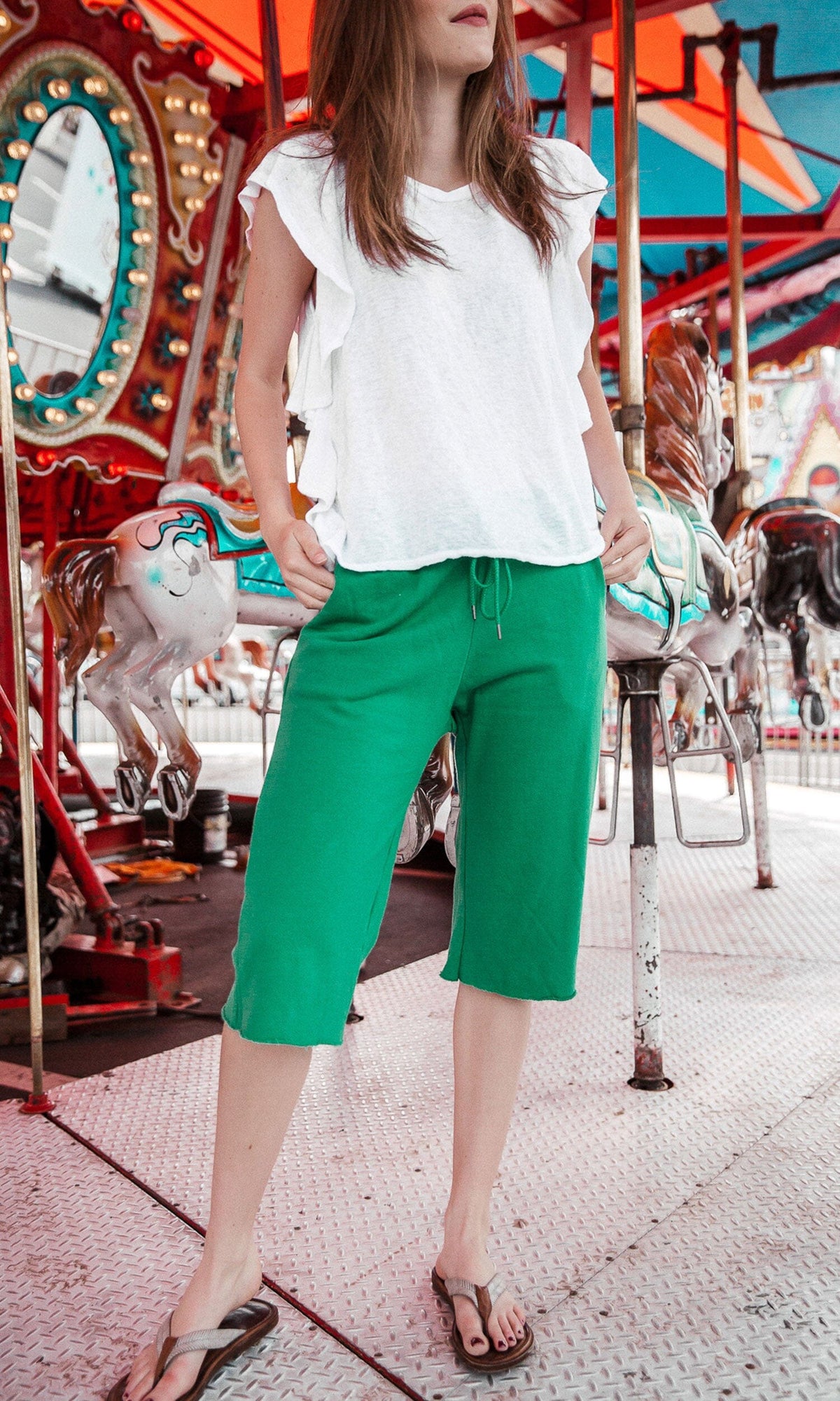 Velvet by Graham &amp; Spencer Natalie French Terry Long Shorts