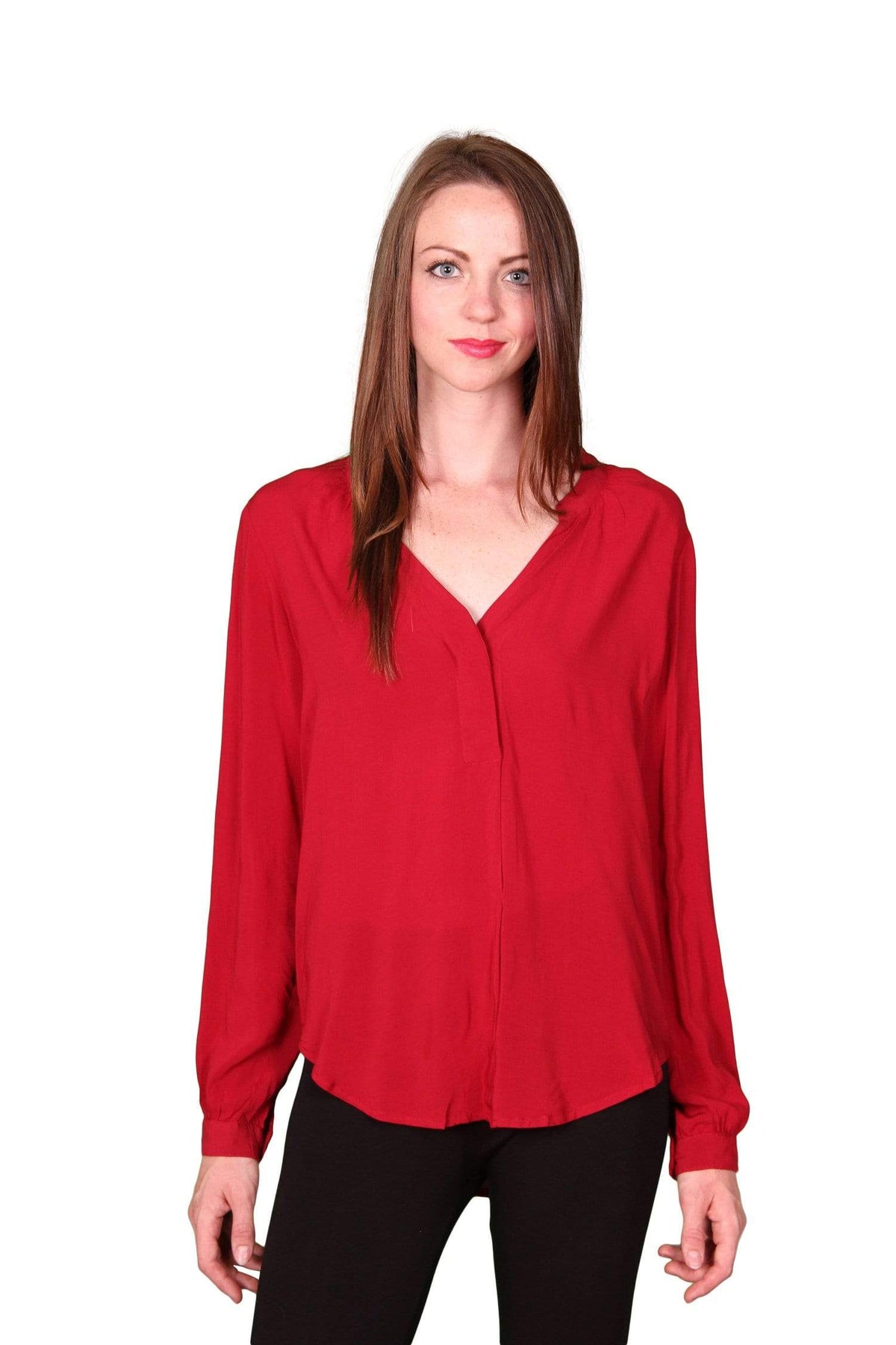 Velvet by Graham &amp; Spencer Kinzly Rayon Challis Pintuck Top