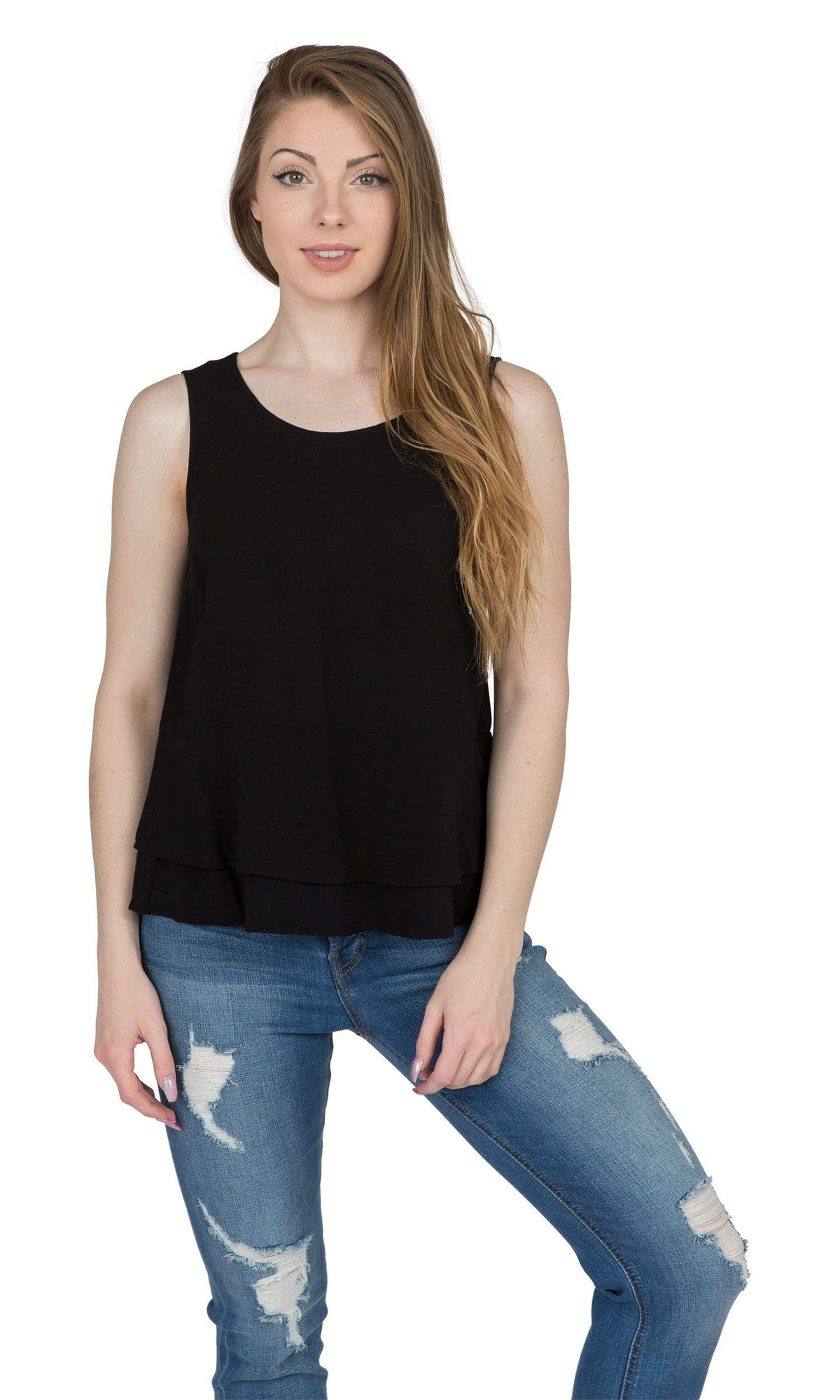 Velvet by Graham &amp; Spencer Betsey Challis Ruffle Sleeveless Top