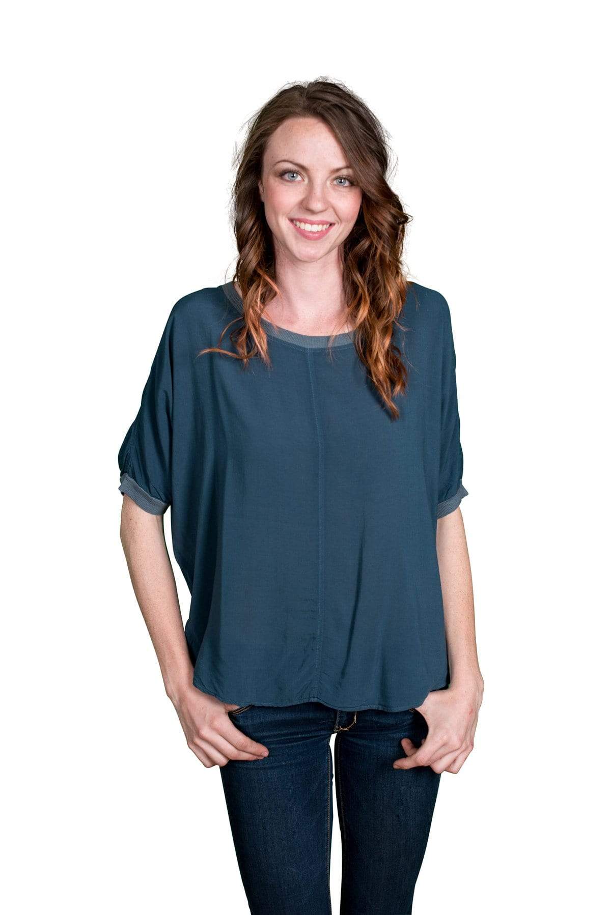 Velvet by Graham & Spencer Rice Dolman Sleeve Rayon Top