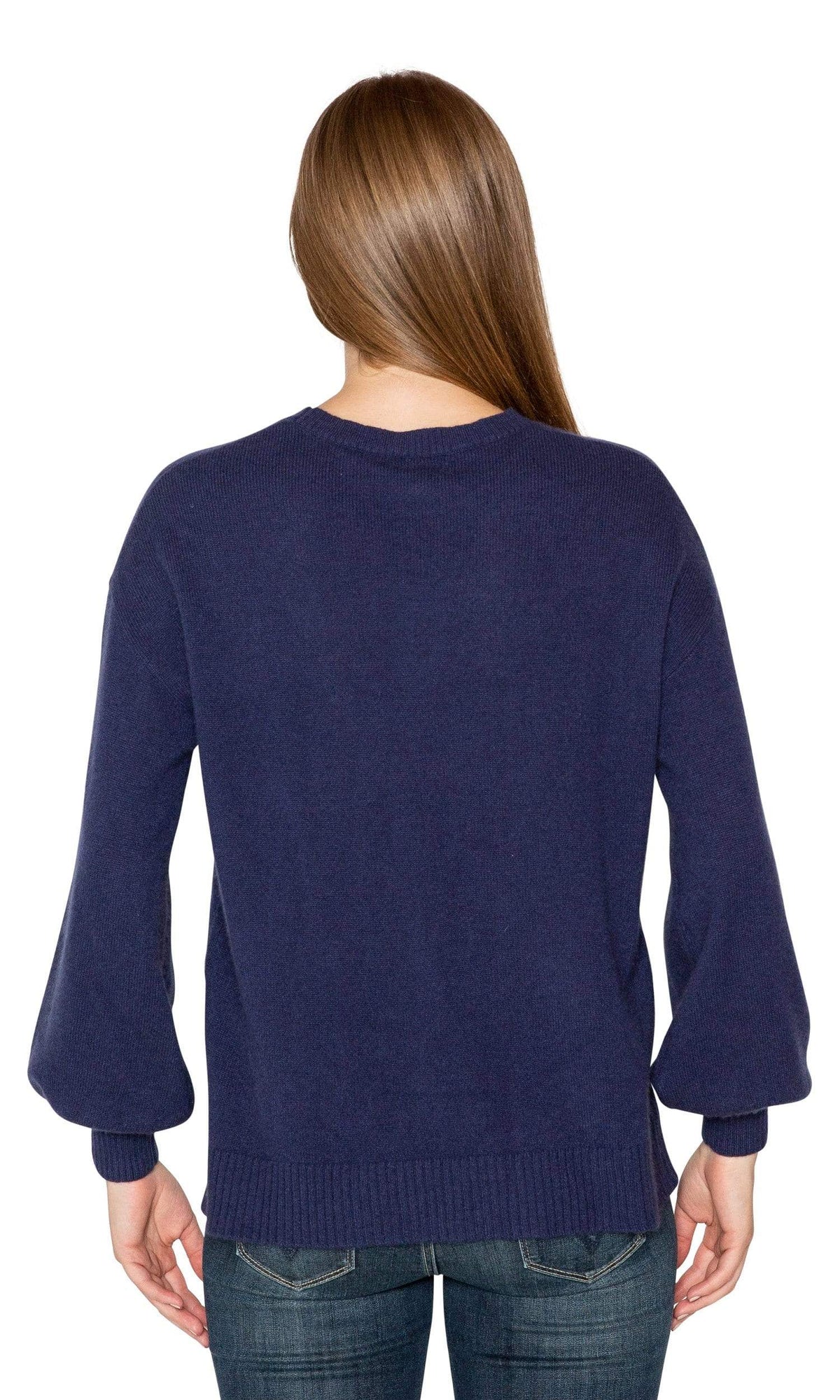 Velvet by Graham &amp; Spencer Selina Cashmere Puff Sleeve Sweater