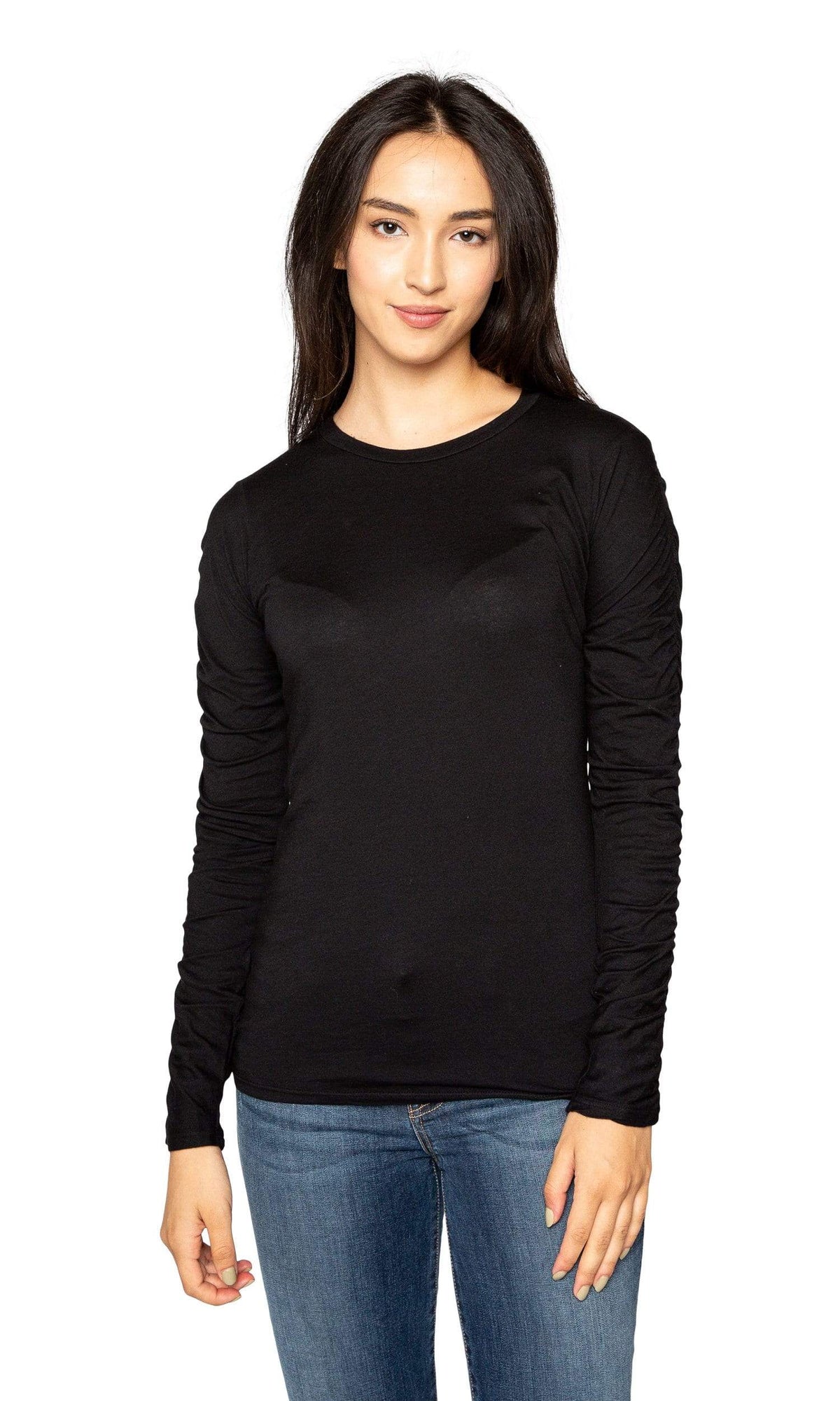 Velvet by Graham &amp; Spencer Miss Shirred Sleeve Top