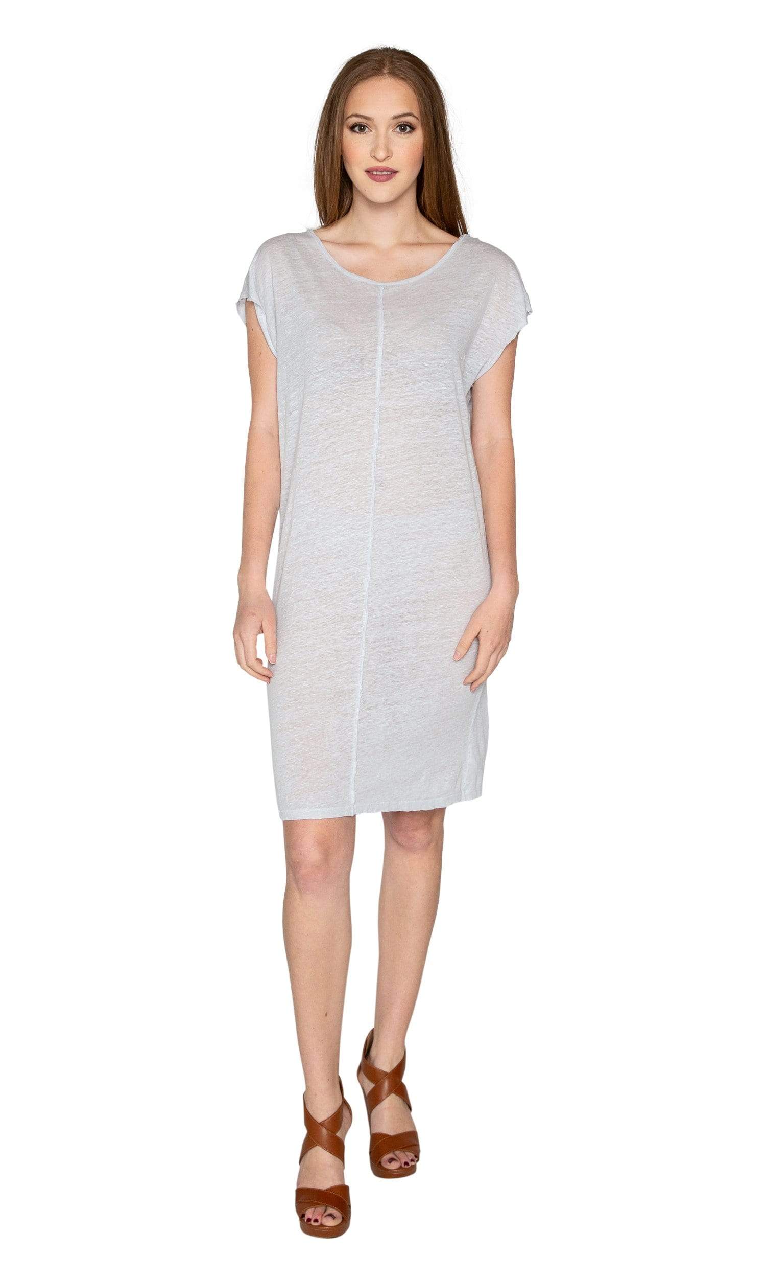 Velvet by Graham & Spencer Kezia Linen Knit Tee Dress