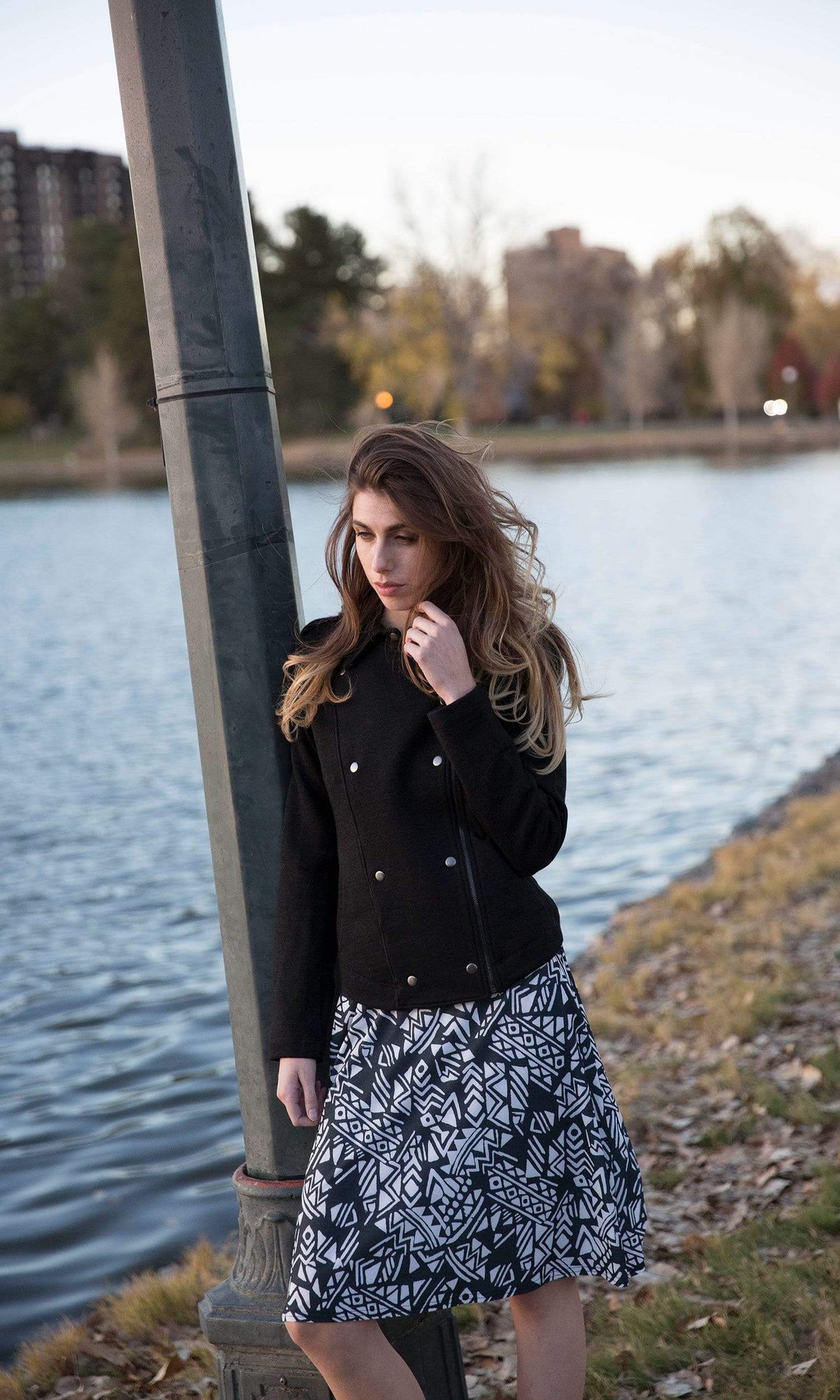 Velvet by Graham &amp; Spencer Manthis French Terry Moto Jacket