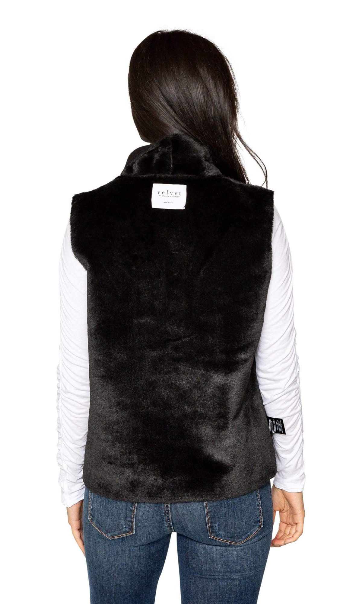 Velvet by Graham &amp; Spencer Yvette Lux Faux Fur Vest