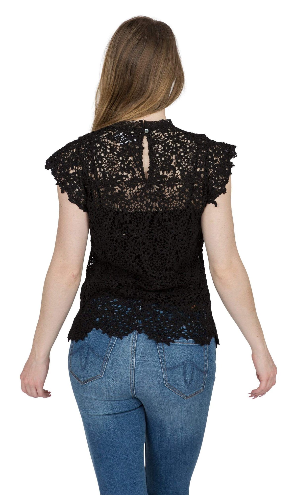 Velvet by Graham &amp; Spencer Allie Lace Cap Sleeve Top