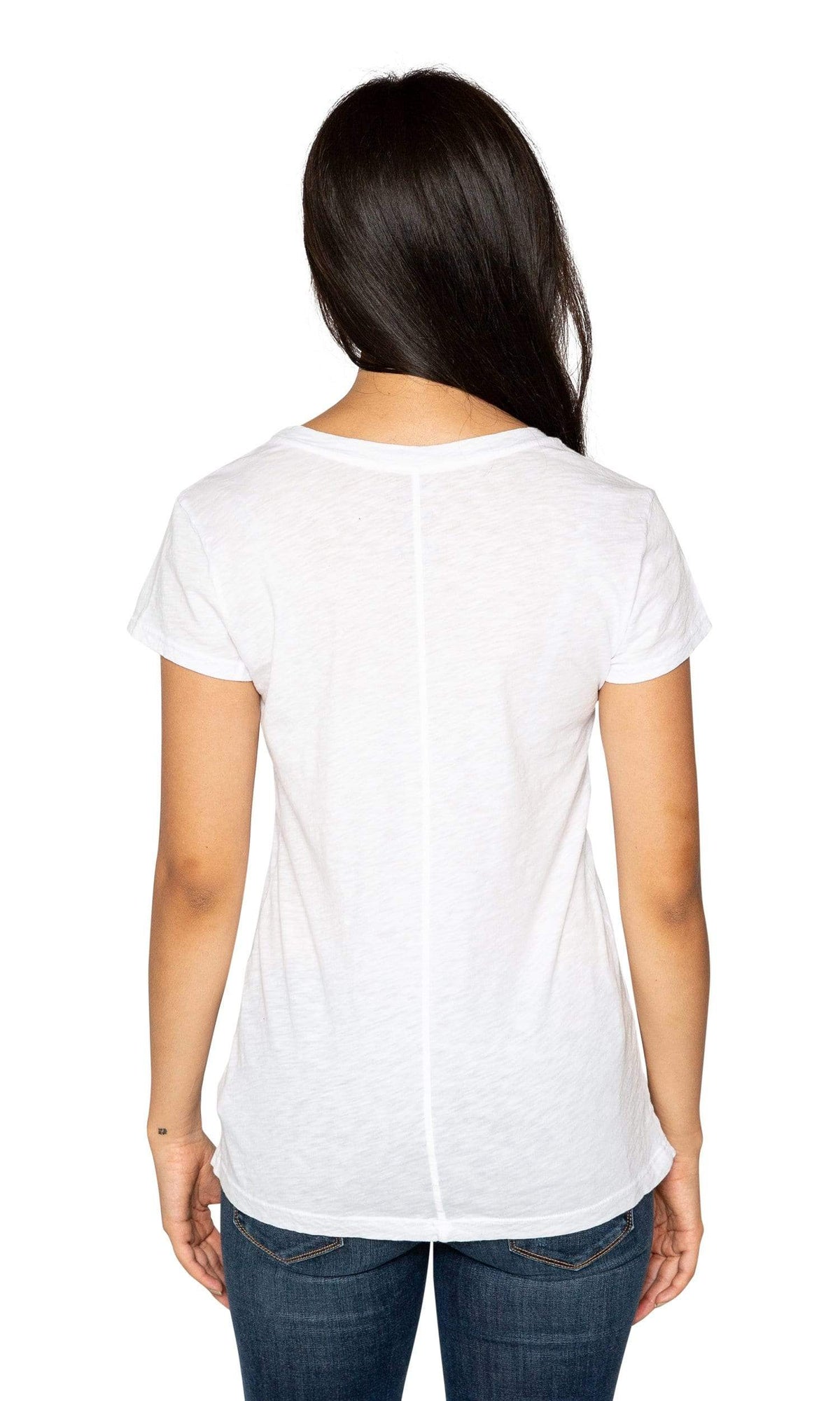 Velvet by Graham &amp; Spencer Odelia03 Cotton Slub Crewneck Tee