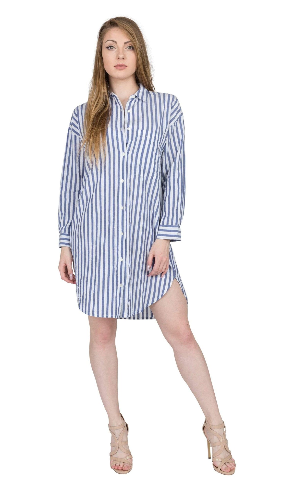 Velvet by Graham &amp; Spencer Ivy Woven Cotton Stripe Dress