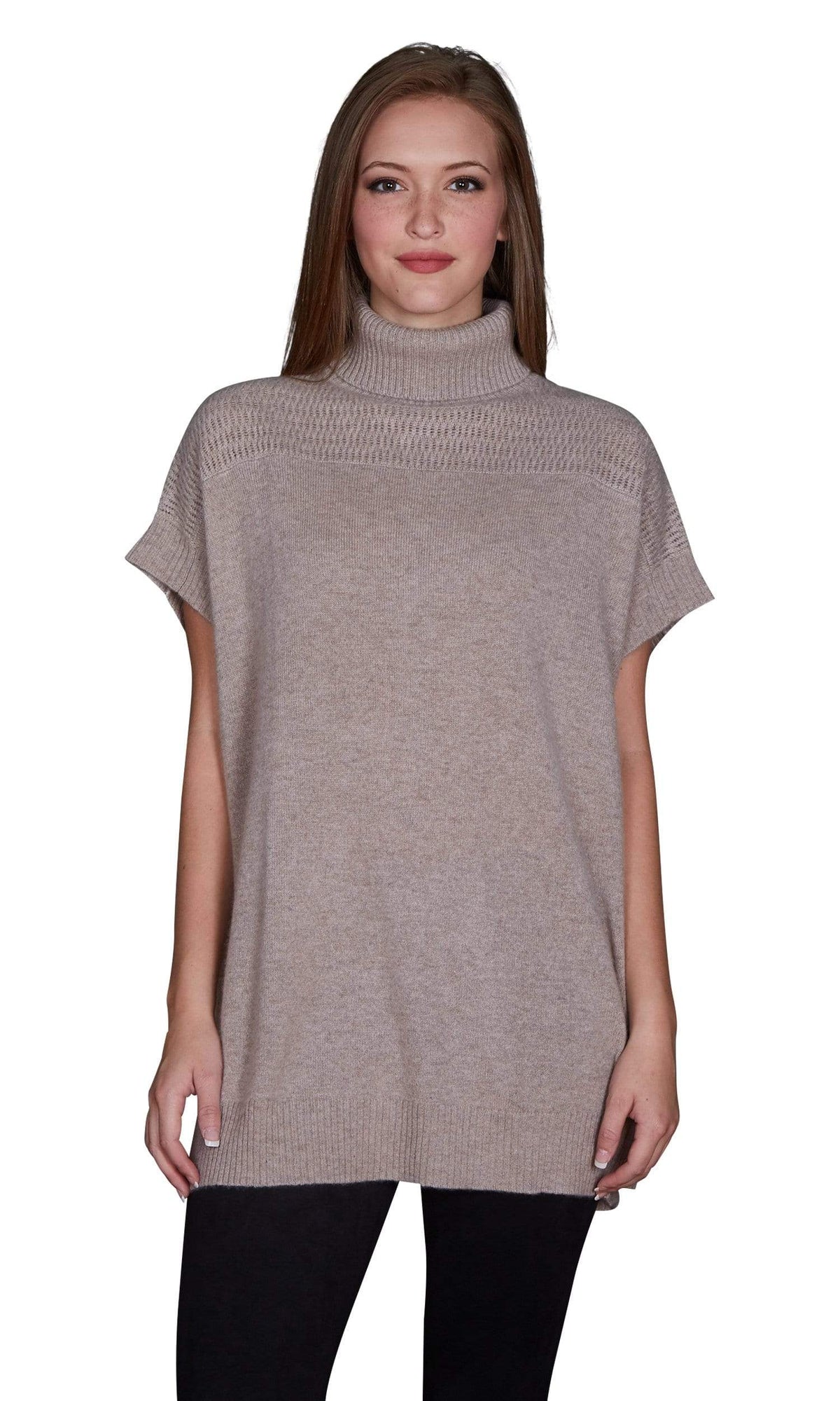 Velvet by Graham &amp; Spencer Quinny Cashmere Poncho Sweater