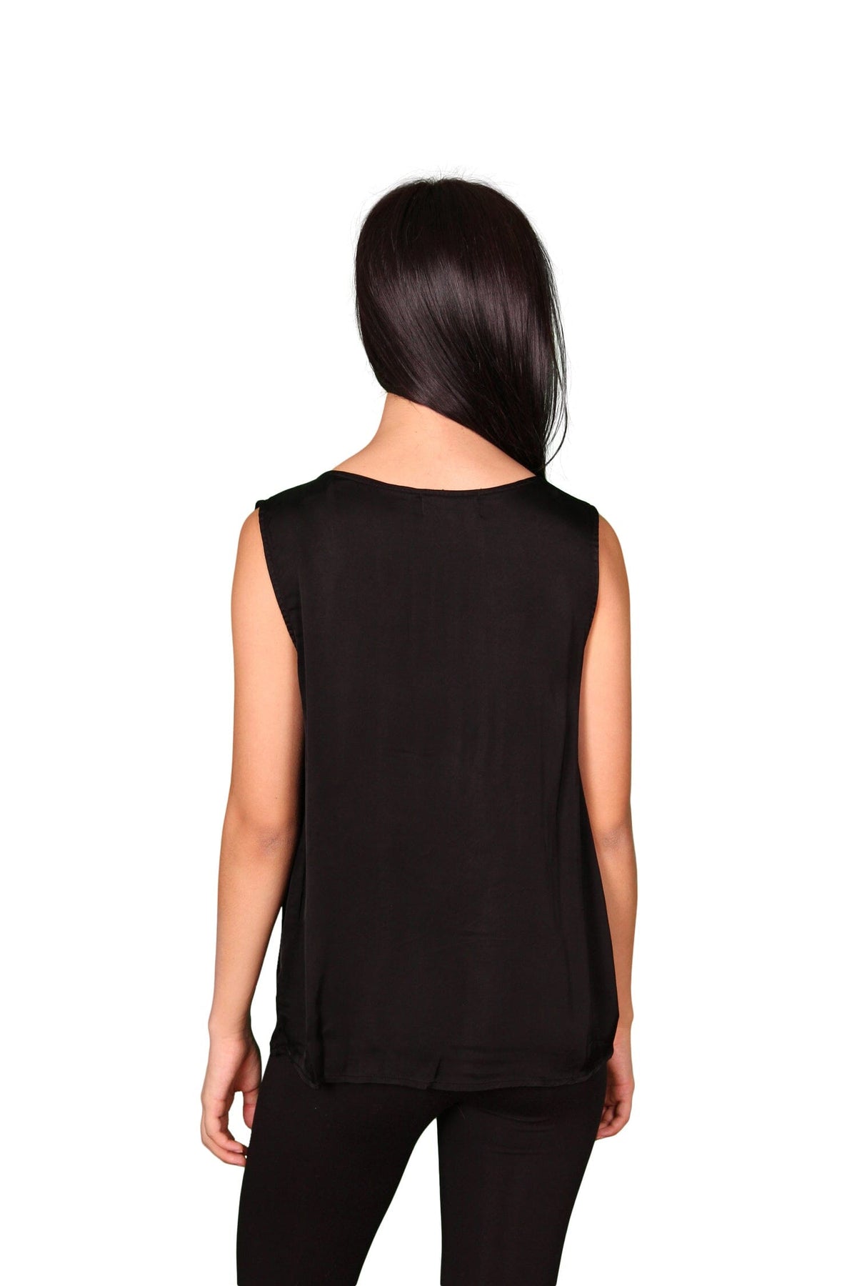 Velvet by Graham &amp; Spencer Shandy Satin Tie Neck Blouse