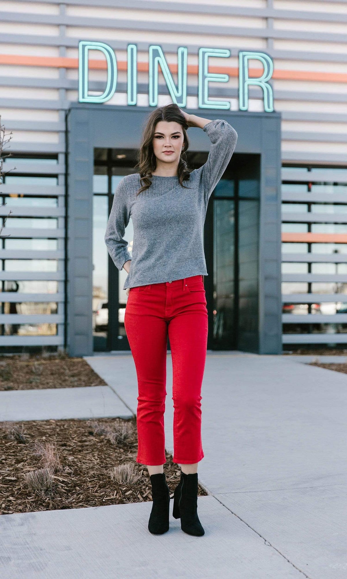 Velvet by Graham &amp; Spencer Kate High Rise Crop Denim