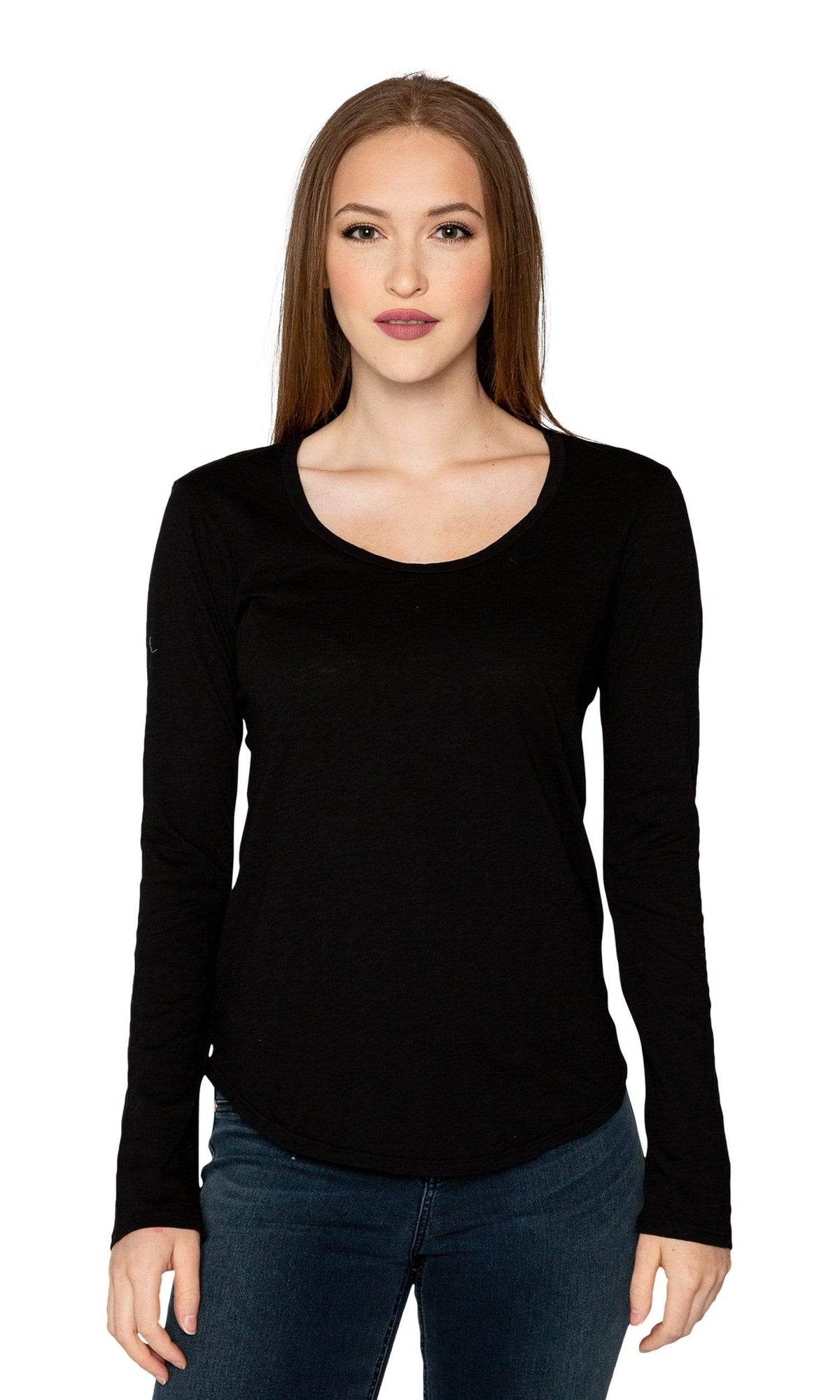 Velvet by Graham &amp; Spencer Adiel Cotton Slub Scoop Neck Top