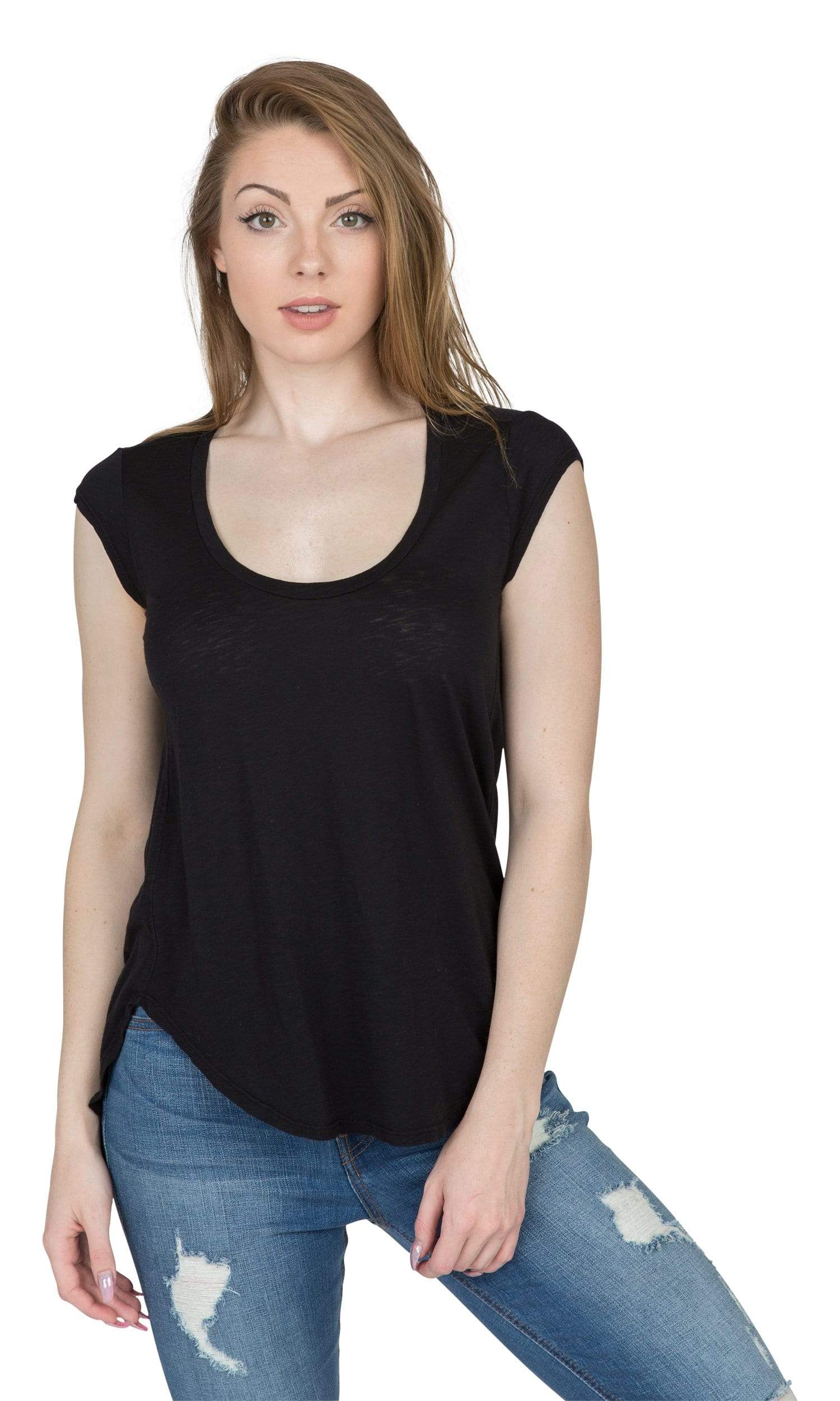 Velvet by Graham & Spencer Briley Lux Slub Tee