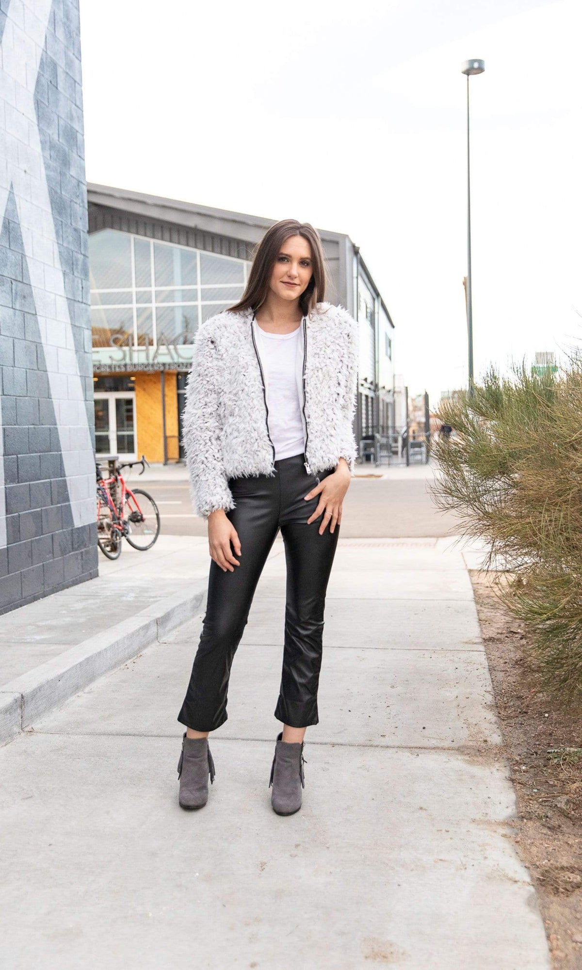 Velvet by Graham &amp; Spencer Santana Faux Leather Cropped Pants