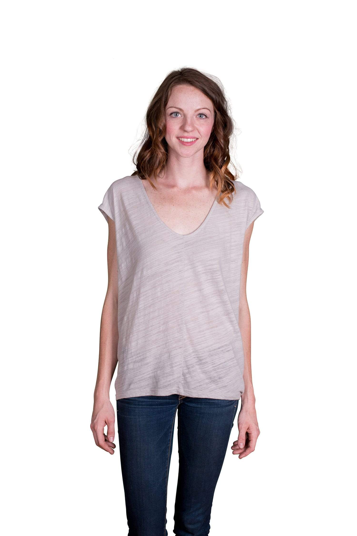 Velvet by Graham and Spencer Capri V Neck Top