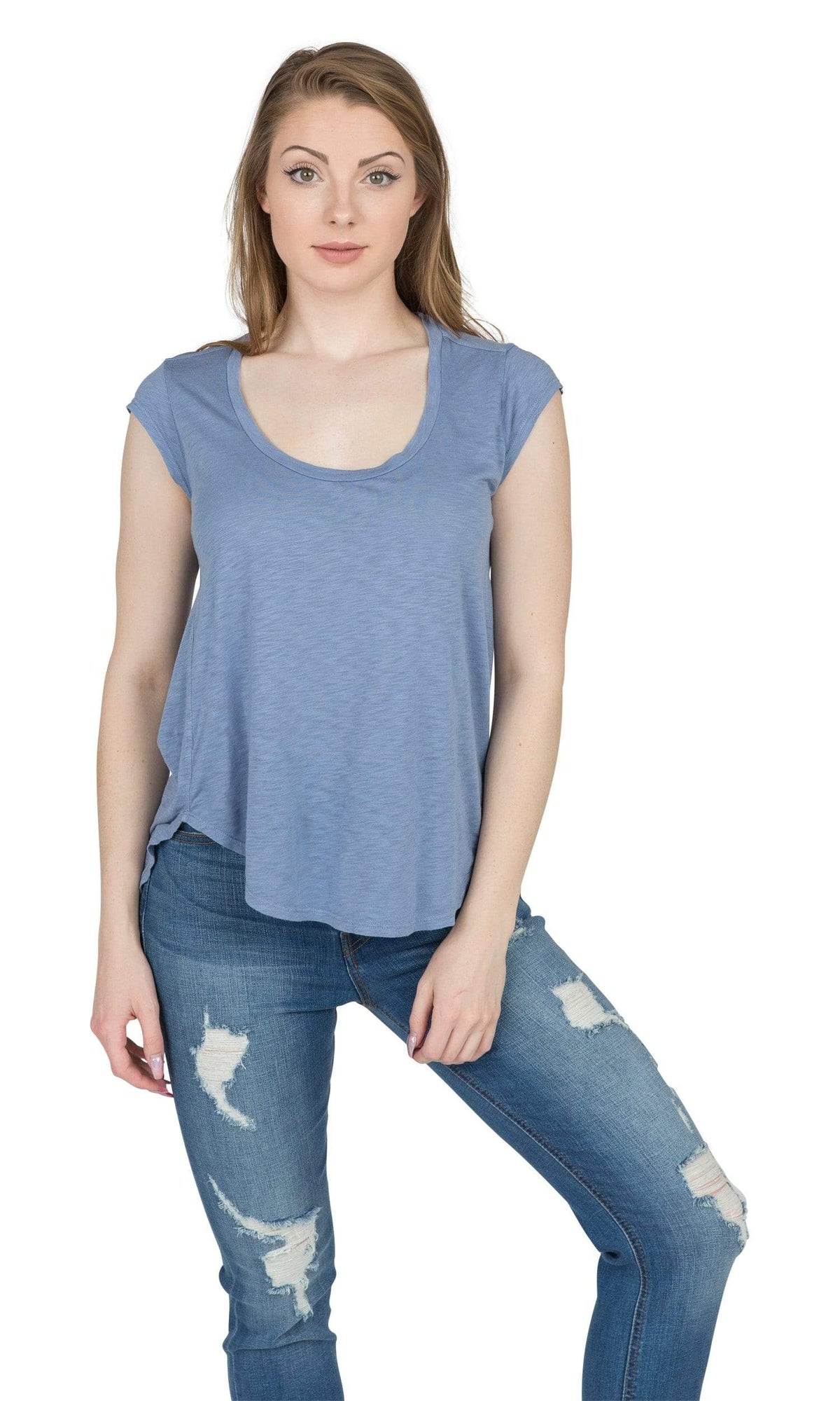 Velvet by Graham &amp; Spencer Briley Lux Slub Tee