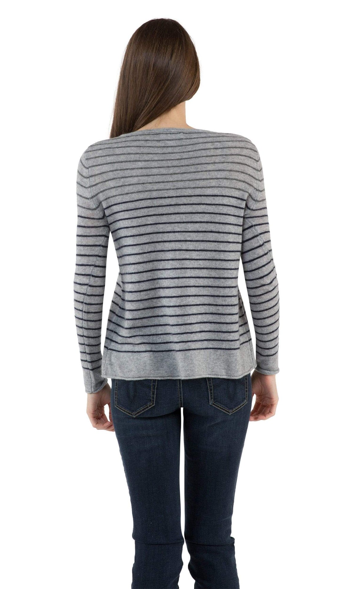 Velvet by Graham &amp; Spencer Adarah Striped Cashmere Sweater