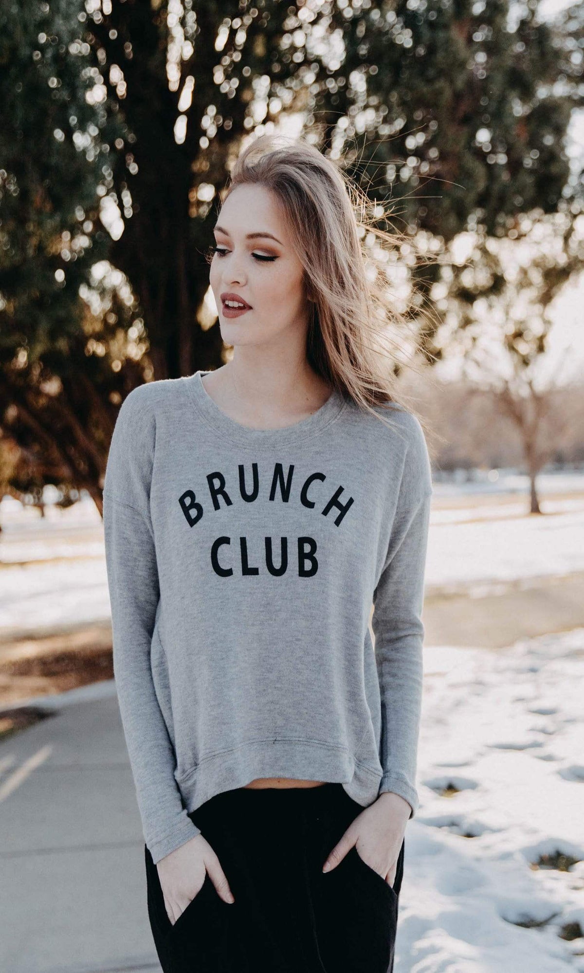 Sundown by River + Sky Brunch Club Take It Easy Top