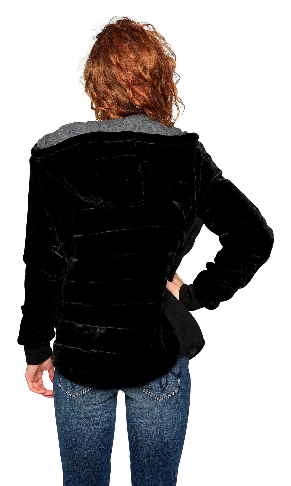 Velvet by Graham &amp; Spencer Caily Velvet Hooded Puffer Jacket