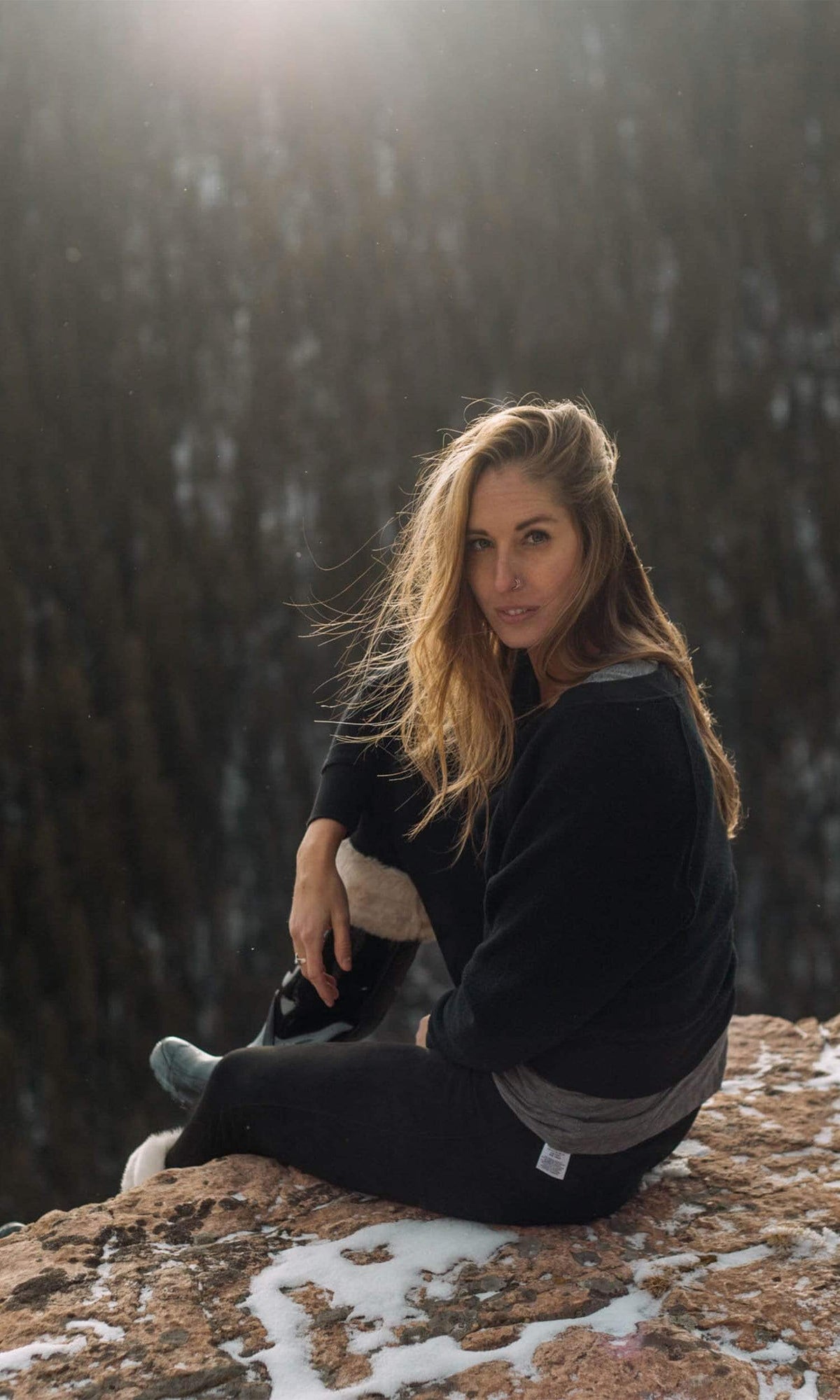 Claudia Inside Out Crop Sweatshirt