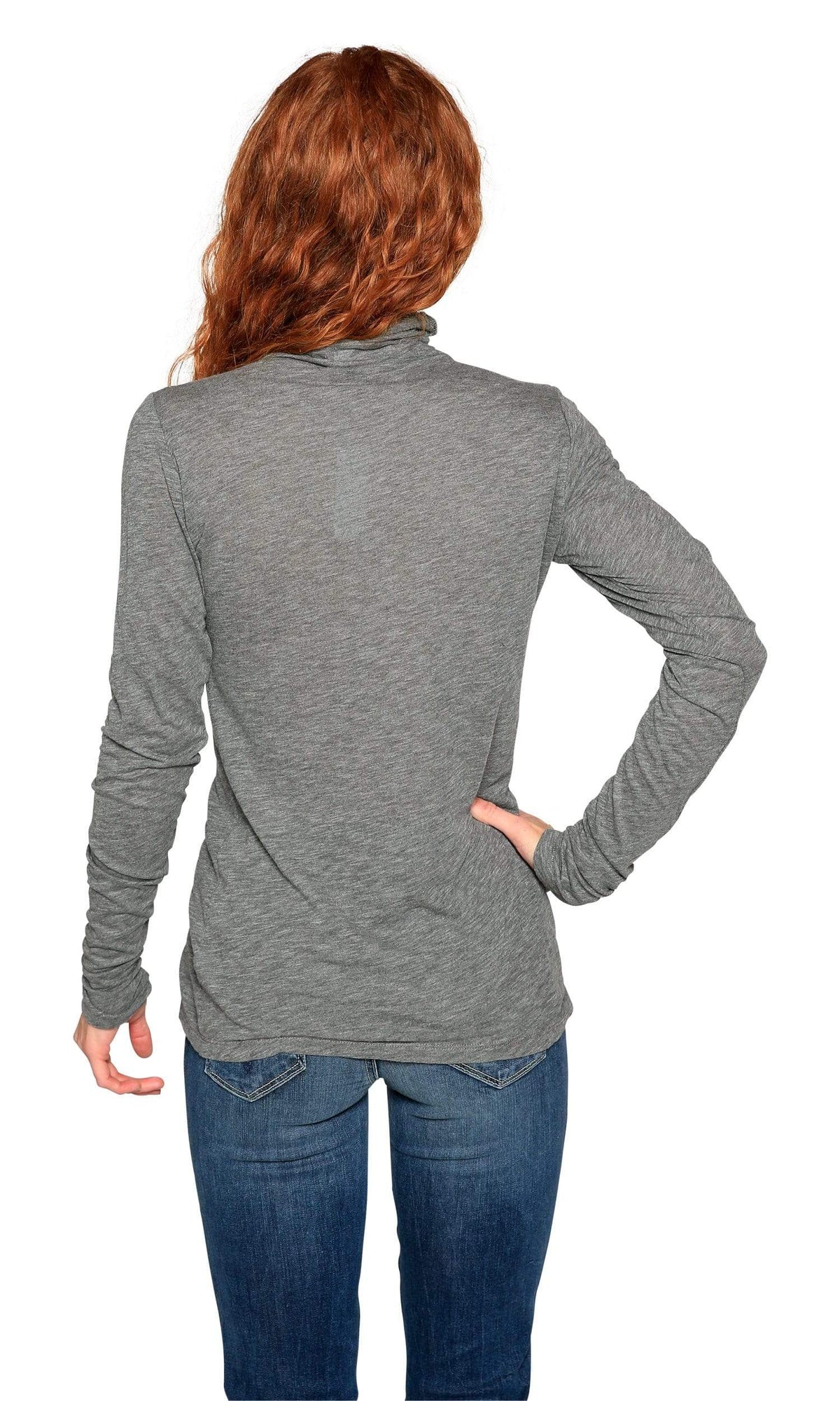 Velvet by Graham &amp; Spencer Talisia05-C Gauzy Whisper Turtleneck Top