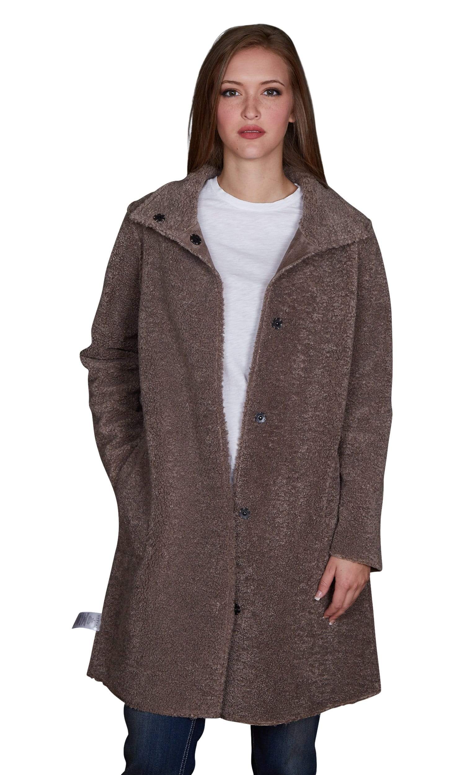 Velvet by graham and spencer trishelle faux hot sale sherpa coat