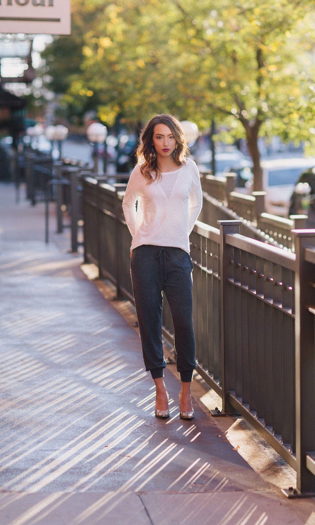 Velvet by Graham &amp; Spencer Makon Cotton Slub Cuffed Pants