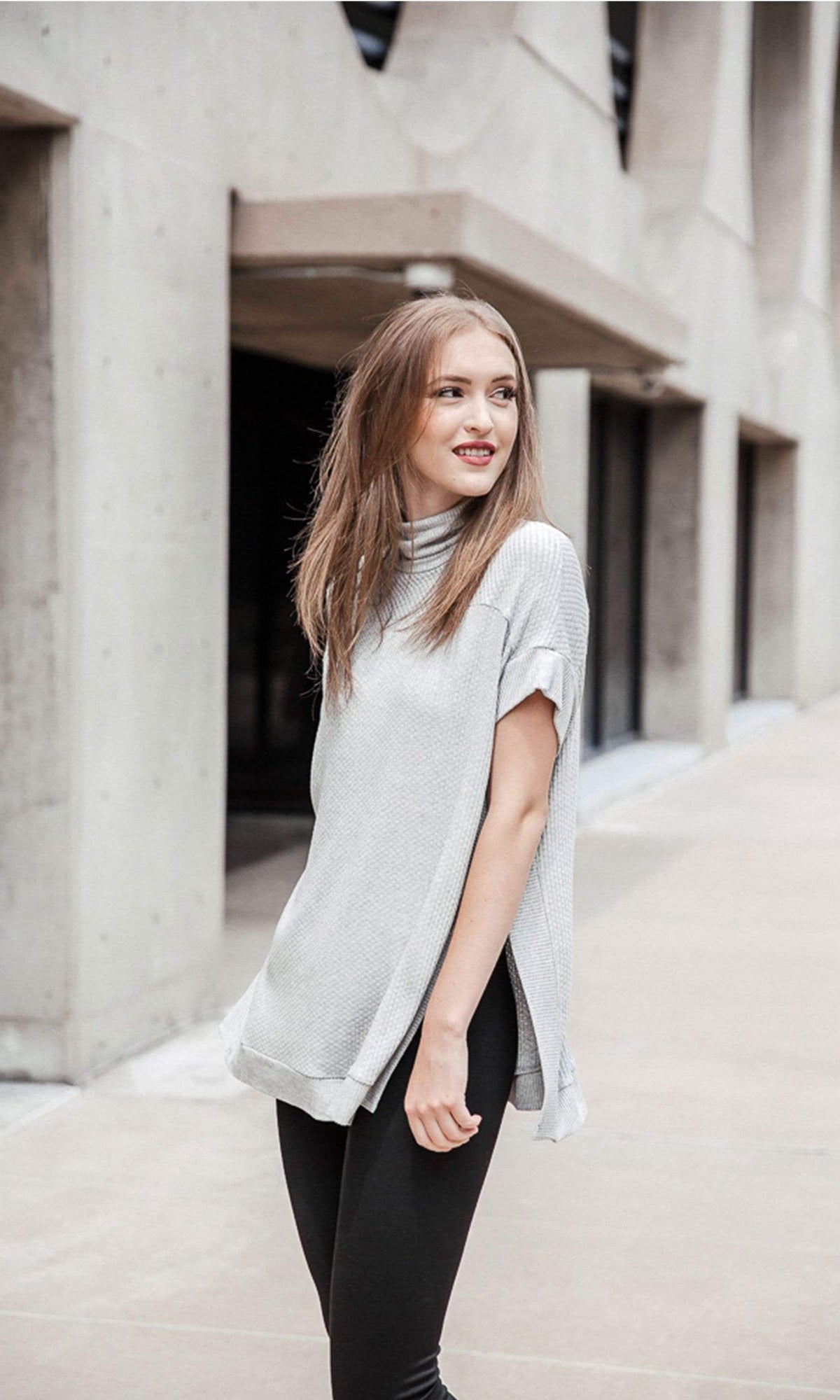 Velvet by Graham &amp; Spencer Josephine Thermal Knit Turtleneck Top