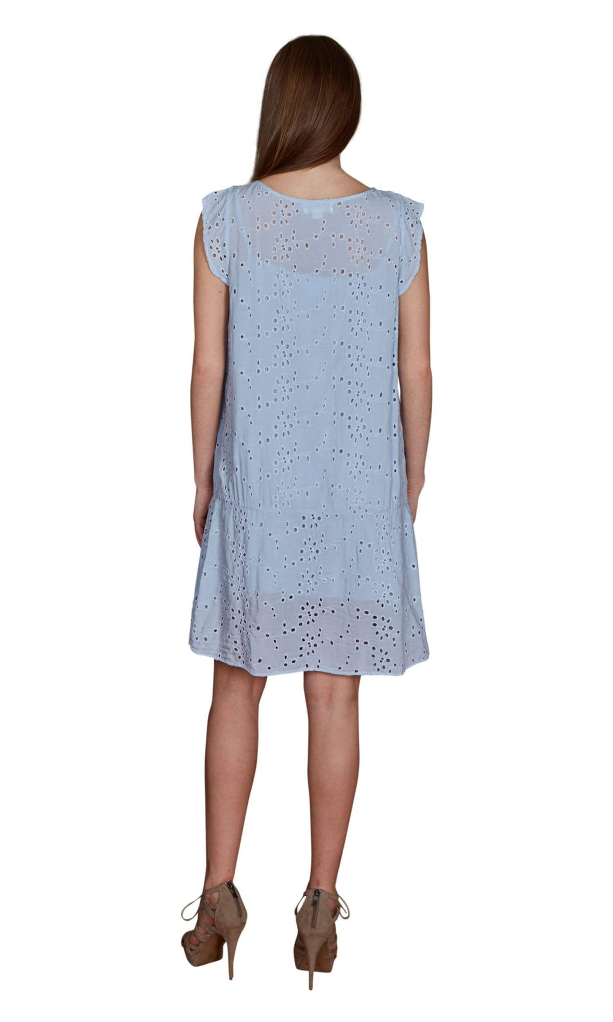 Velvet by Graham &amp; Spencer Airlina Eyelet Scoop Neck Dress