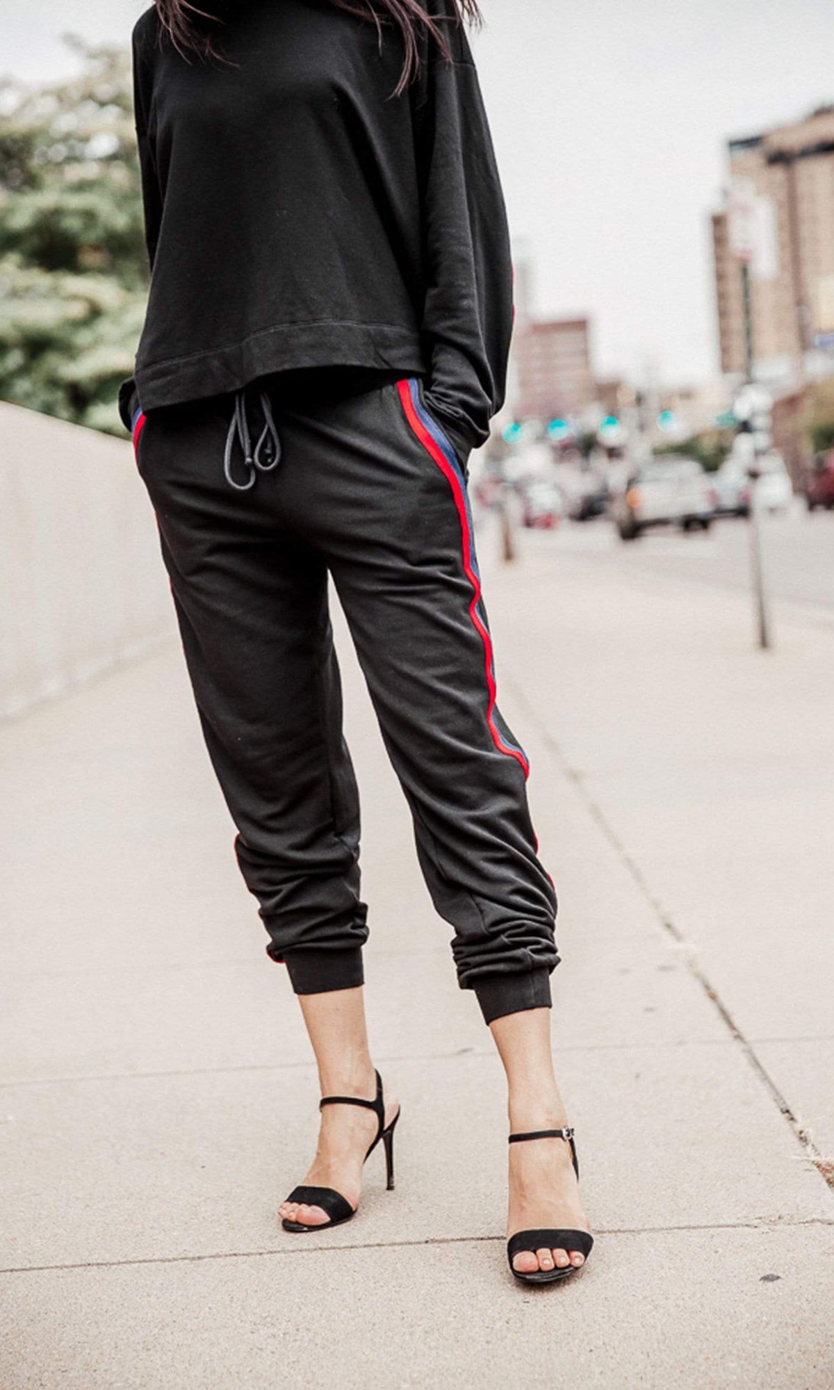 Velvet by Graham &amp; Spencer Dior Stripped Jogger Pants