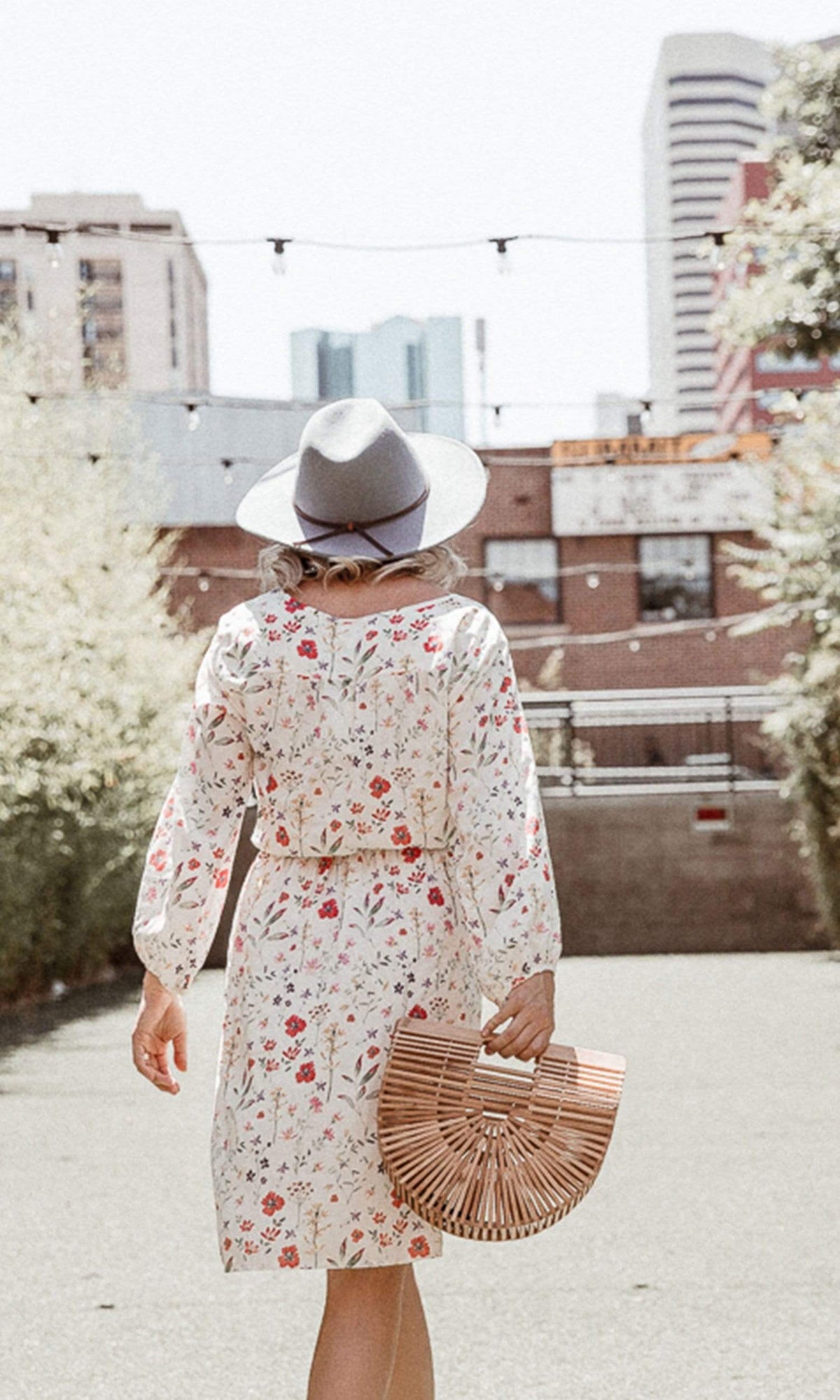 Velvet by Graham &amp; Spencer Danay Spring Floral Challis Long Sleeve Faux Wrap Dress