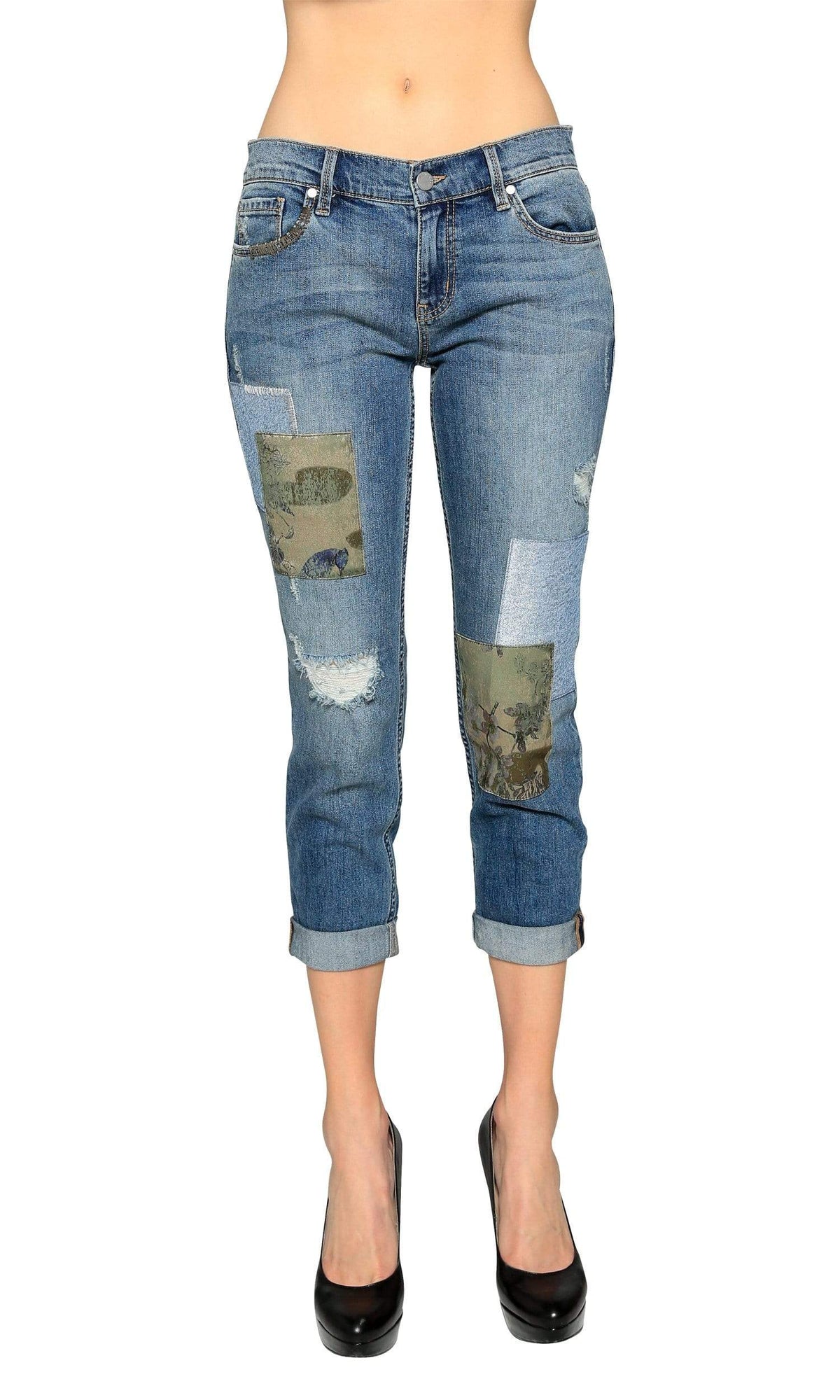 Level 99 Sienna Boyfriend with Army Patches