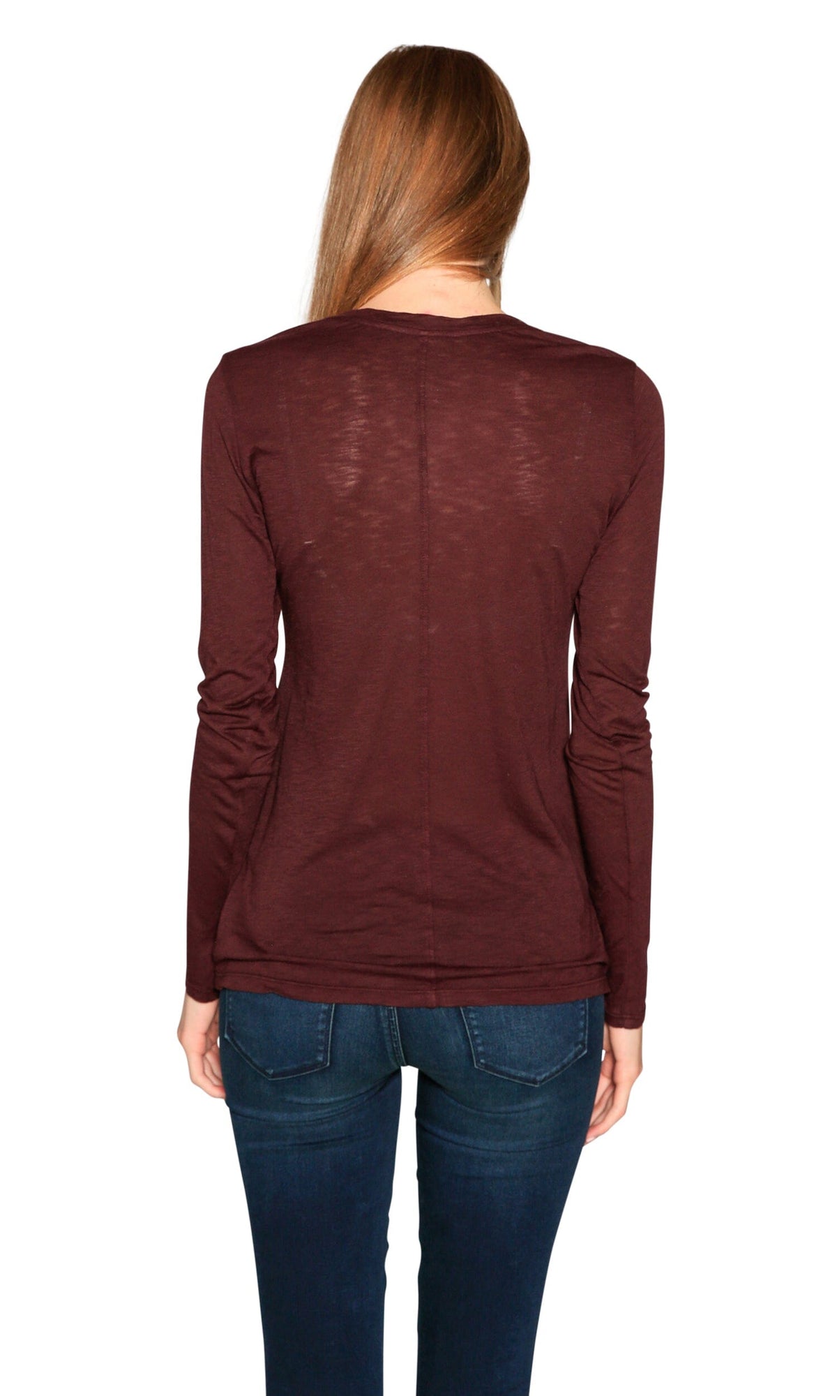 Velvet by Graham &amp; Spencer Giana Luxe Slub Round Neck Top
