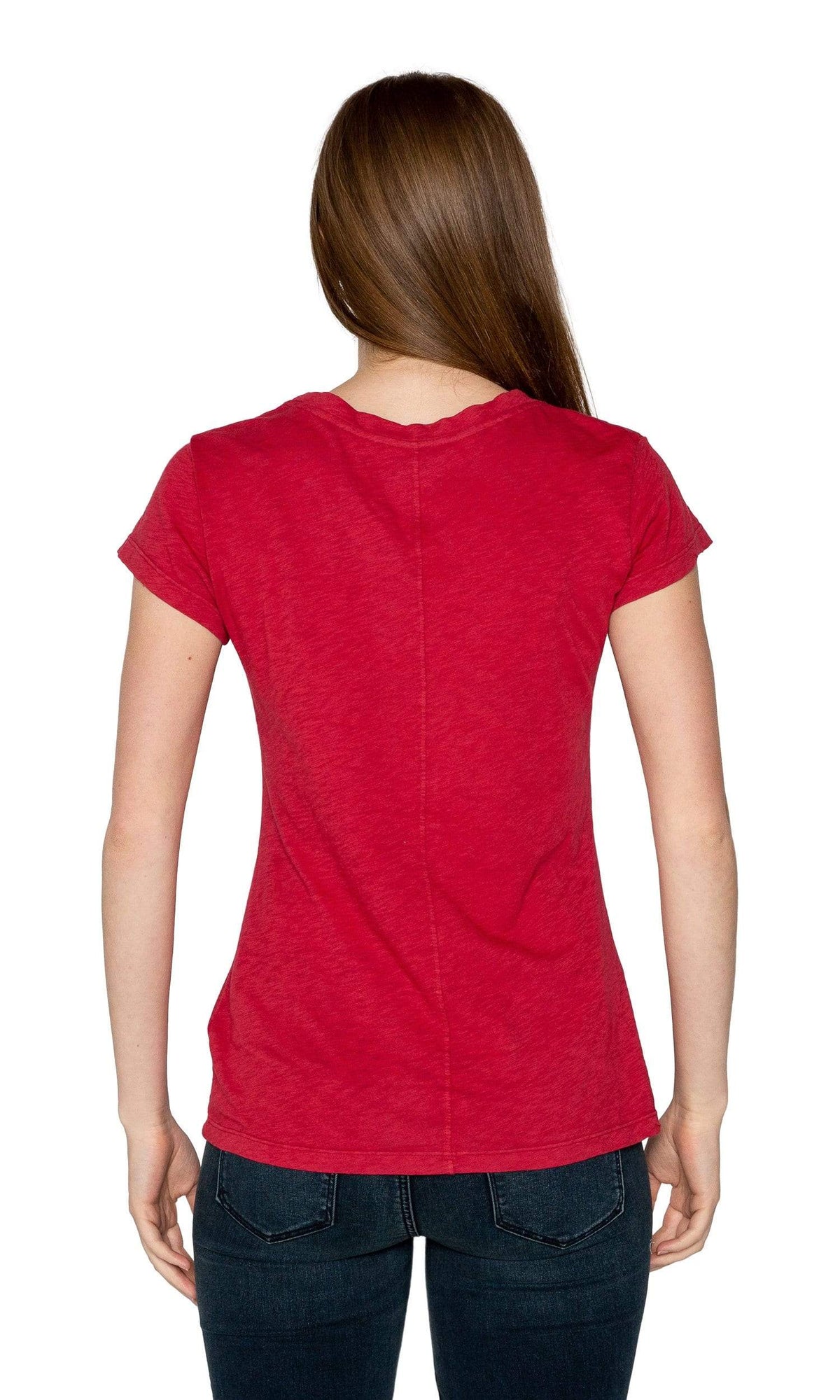 Velvet by Graham &amp; Spencer Odelia03 Cotton Slub Crewneck Tee