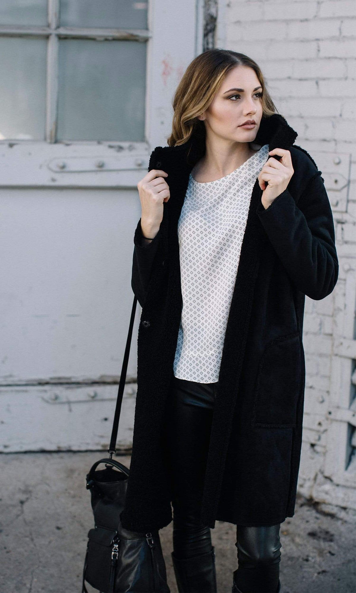 Velvet by Graham &amp; Spencer Mirabella Reversible Lux Sherpa Coat