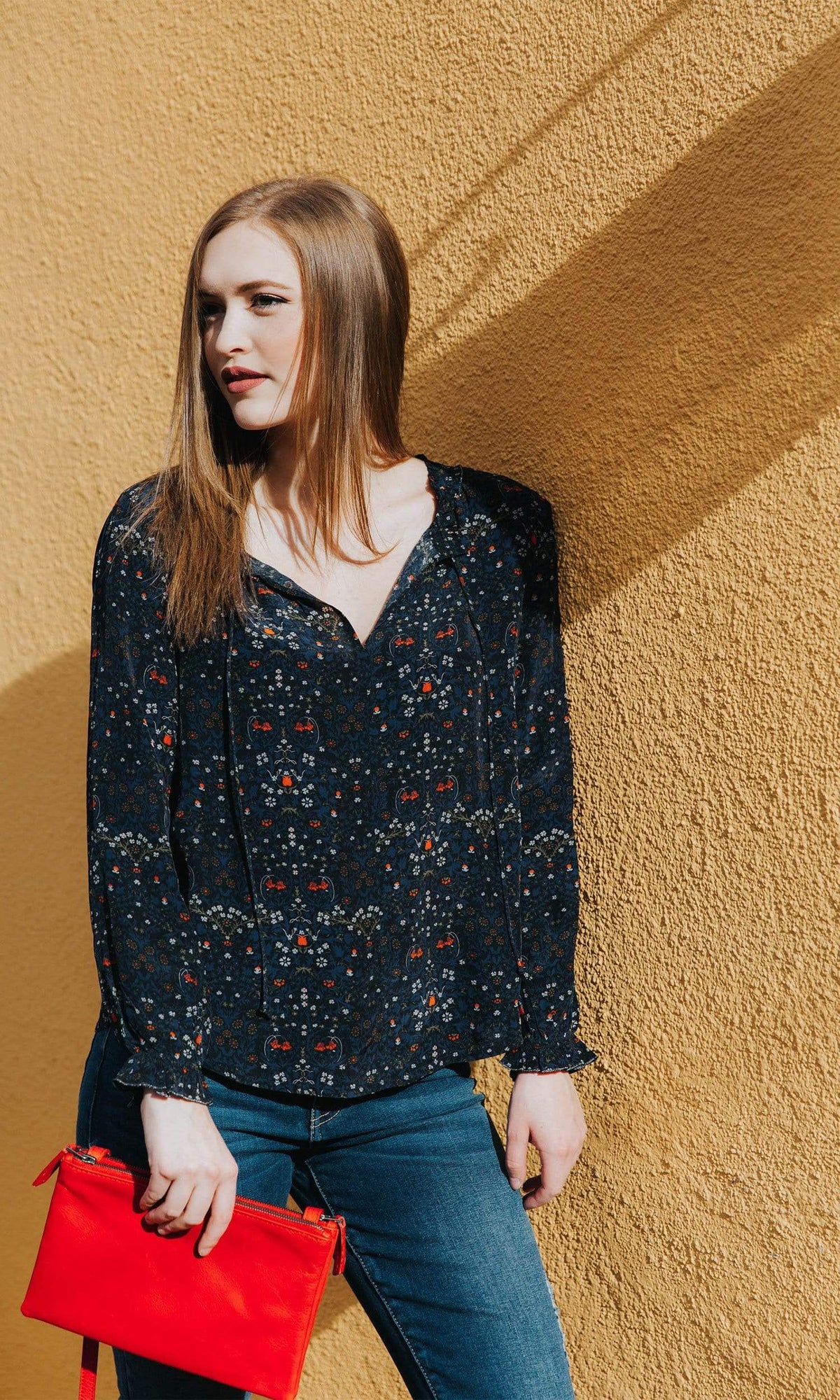 Velvet by Graham &amp; Spencer Mary Floral Blouse