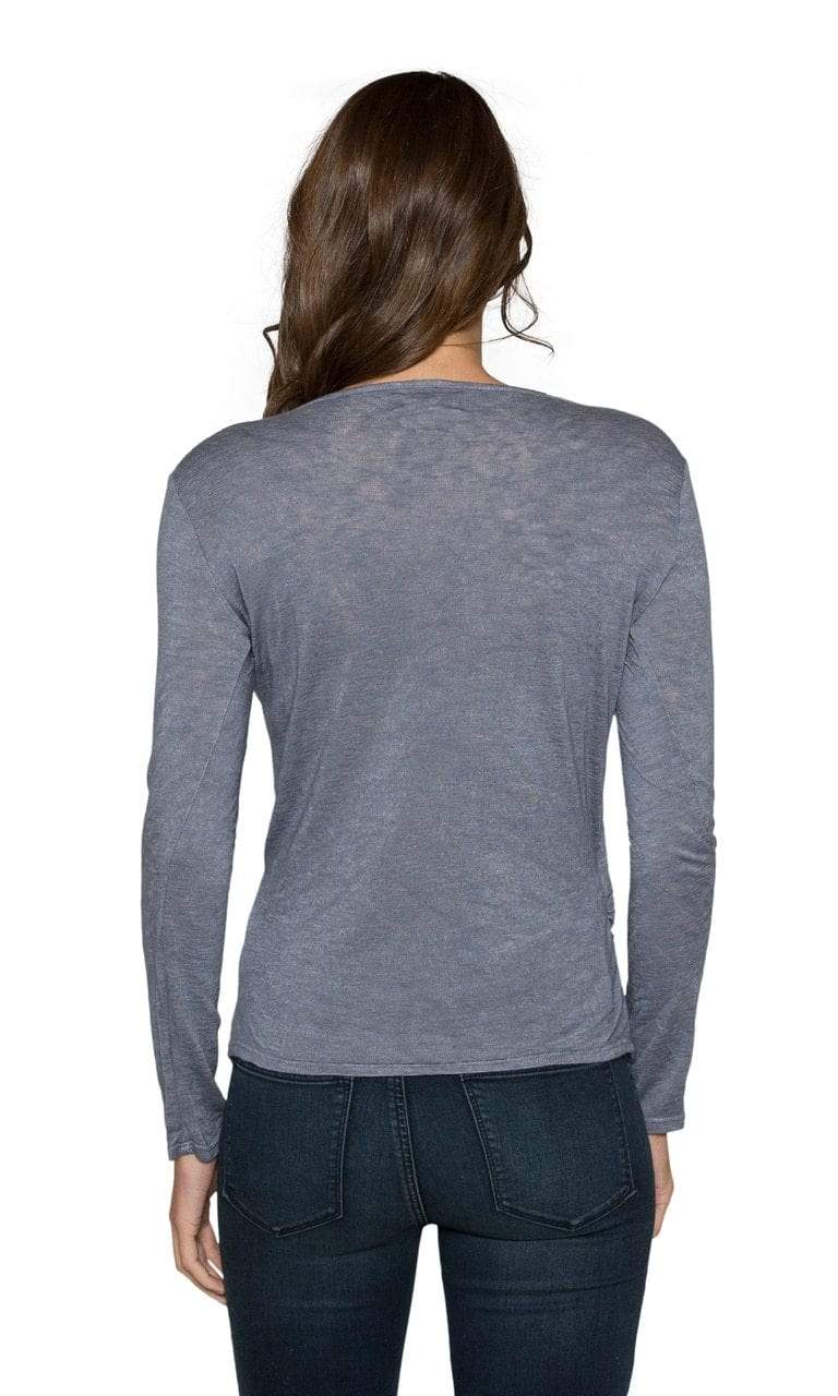 Velvet by Graham &amp; Spencer Brida Texture Knit Crossover Top