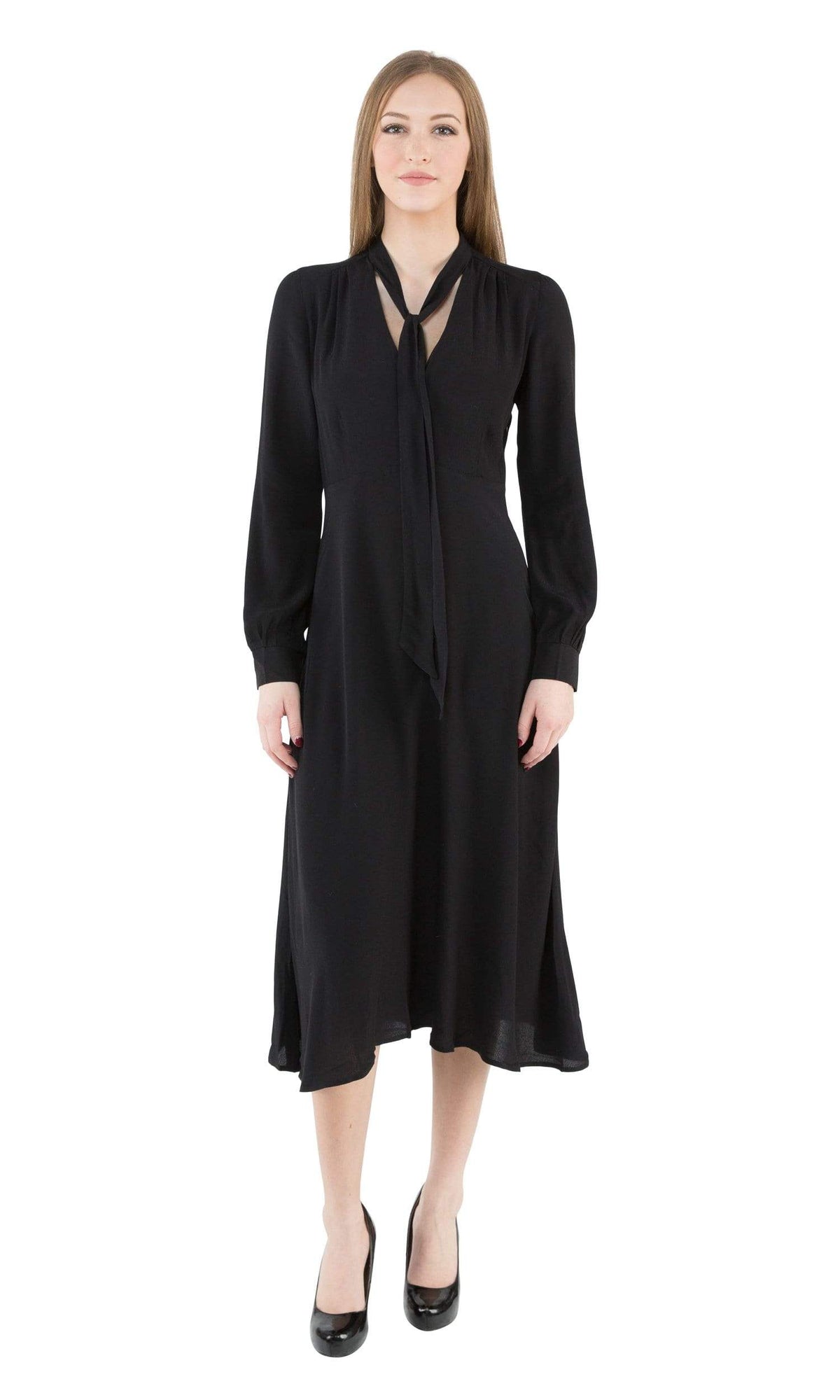 ASTR Edith Tie Neck Dress