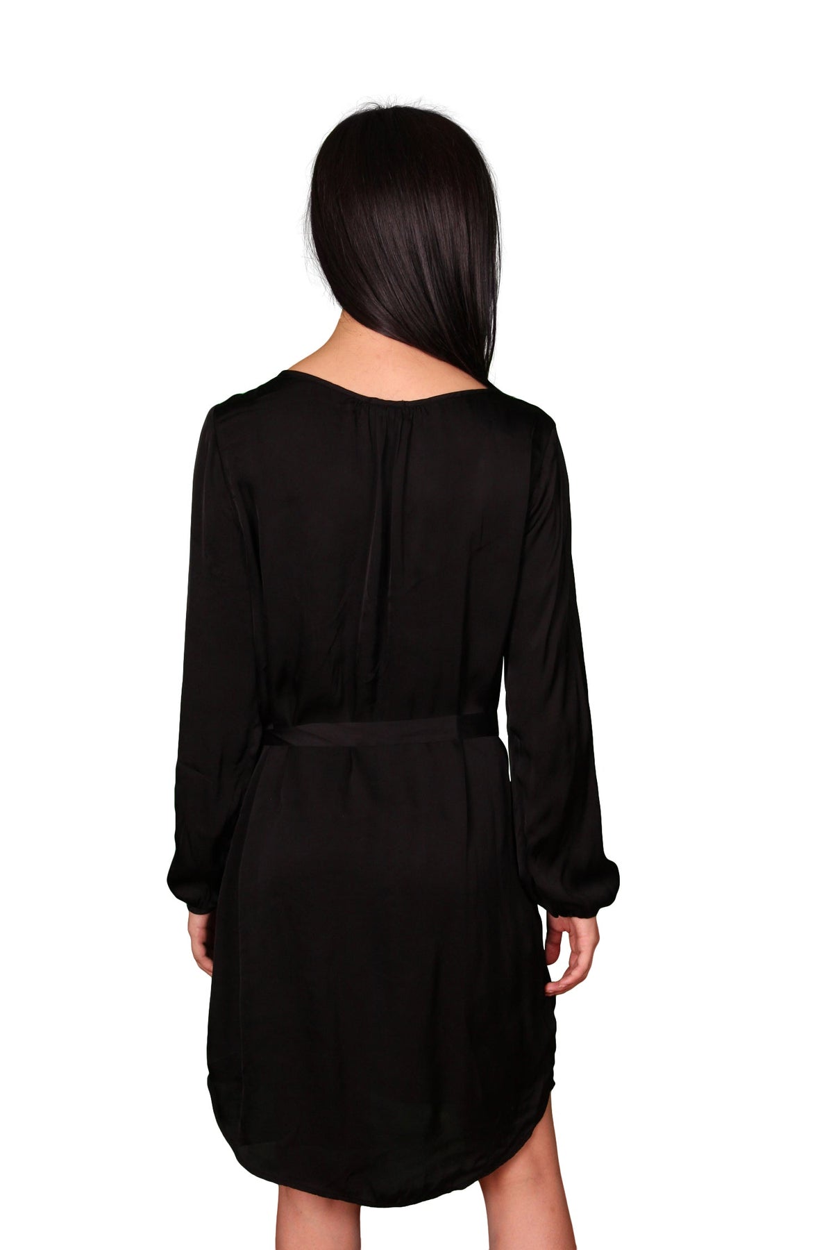 Velvet by Graham &amp; Spencer Amorita Satin V Neck Dress