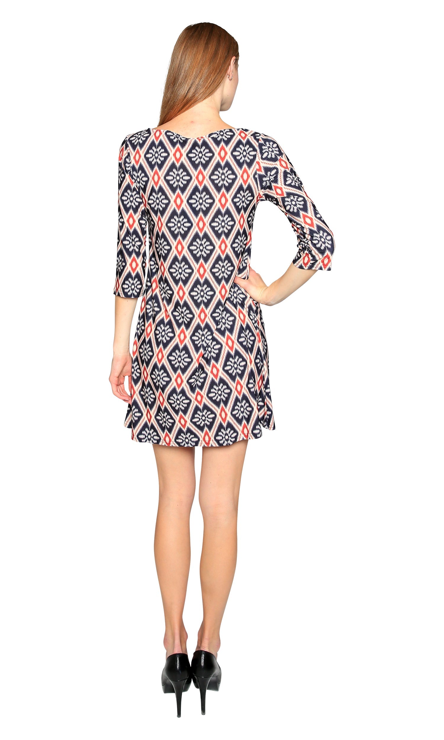 Viereck Intel Boatneck A Line Dress - Donovan