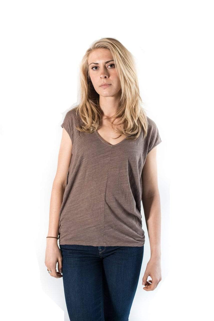 Velvet by Graham and Spencer Capri V Neck Top